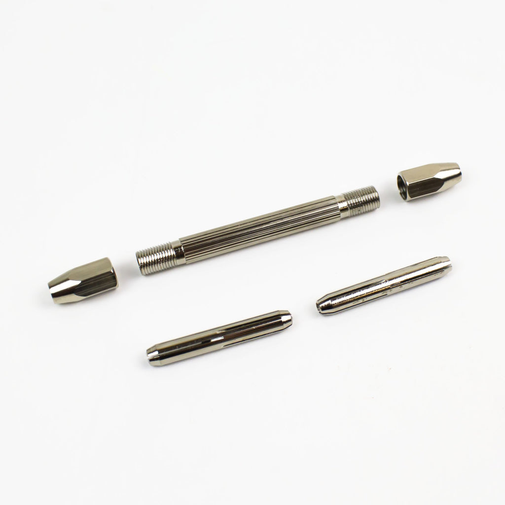 EXL70023-6 [file:EXL70023-6.jpg] Double Ended Pin Vice 4in (Carded)