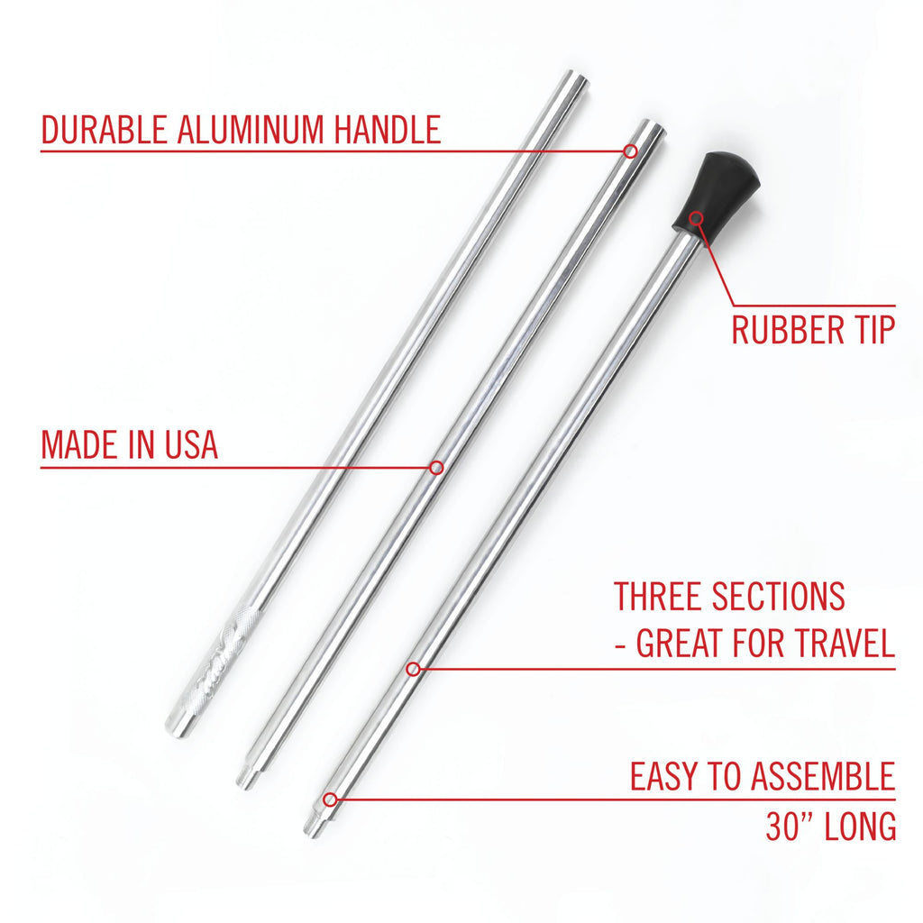 EXL70044-2 [file:EXL70044-2.jpg] Round Aluminium Mahl Stick, 3/8 x 30in (76cm) (Bagged)