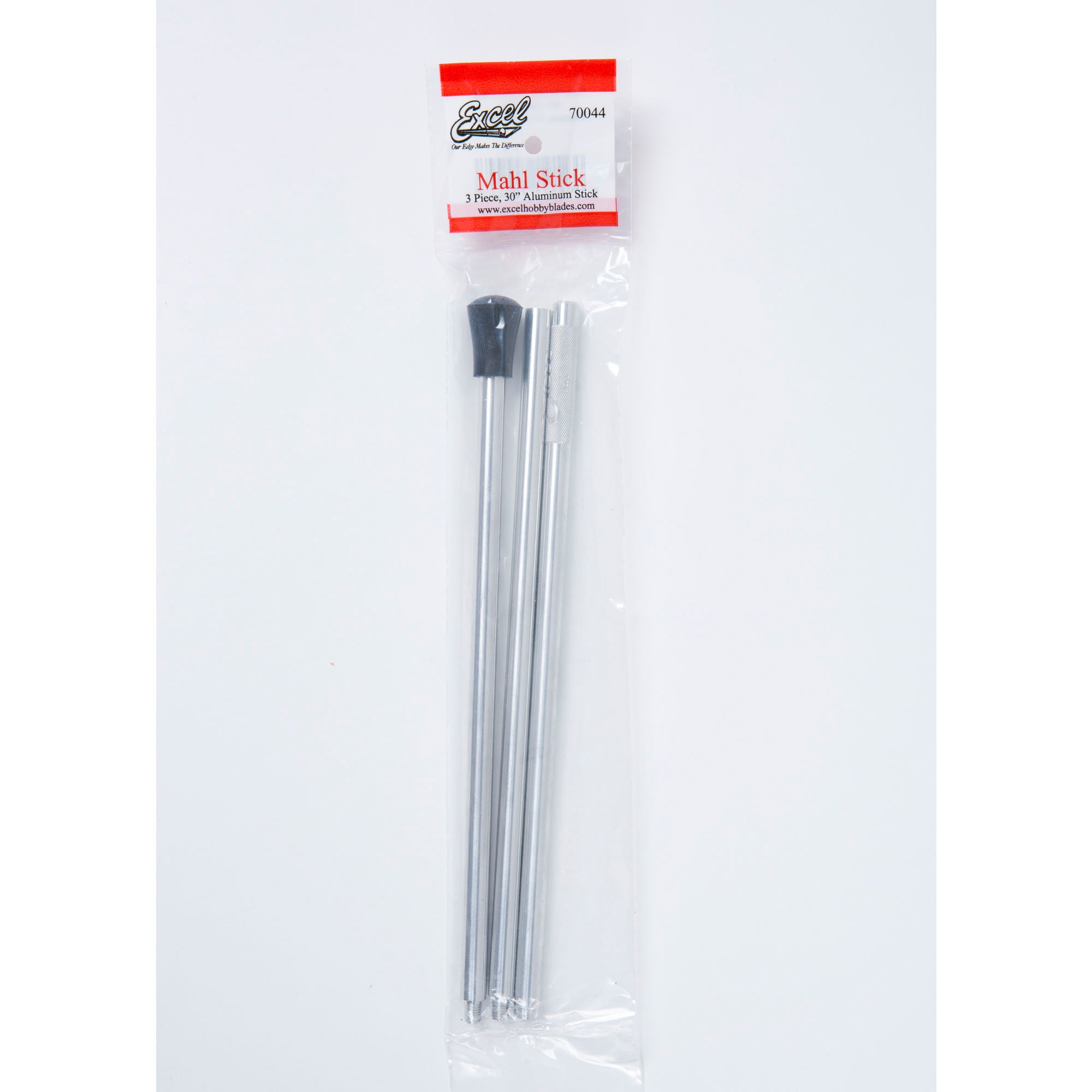 EXL70044-6 [file:EXL70044-6.jpg] Round Aluminium Mahl Stick, 3/8 x 30in (76cm) (Bagged)