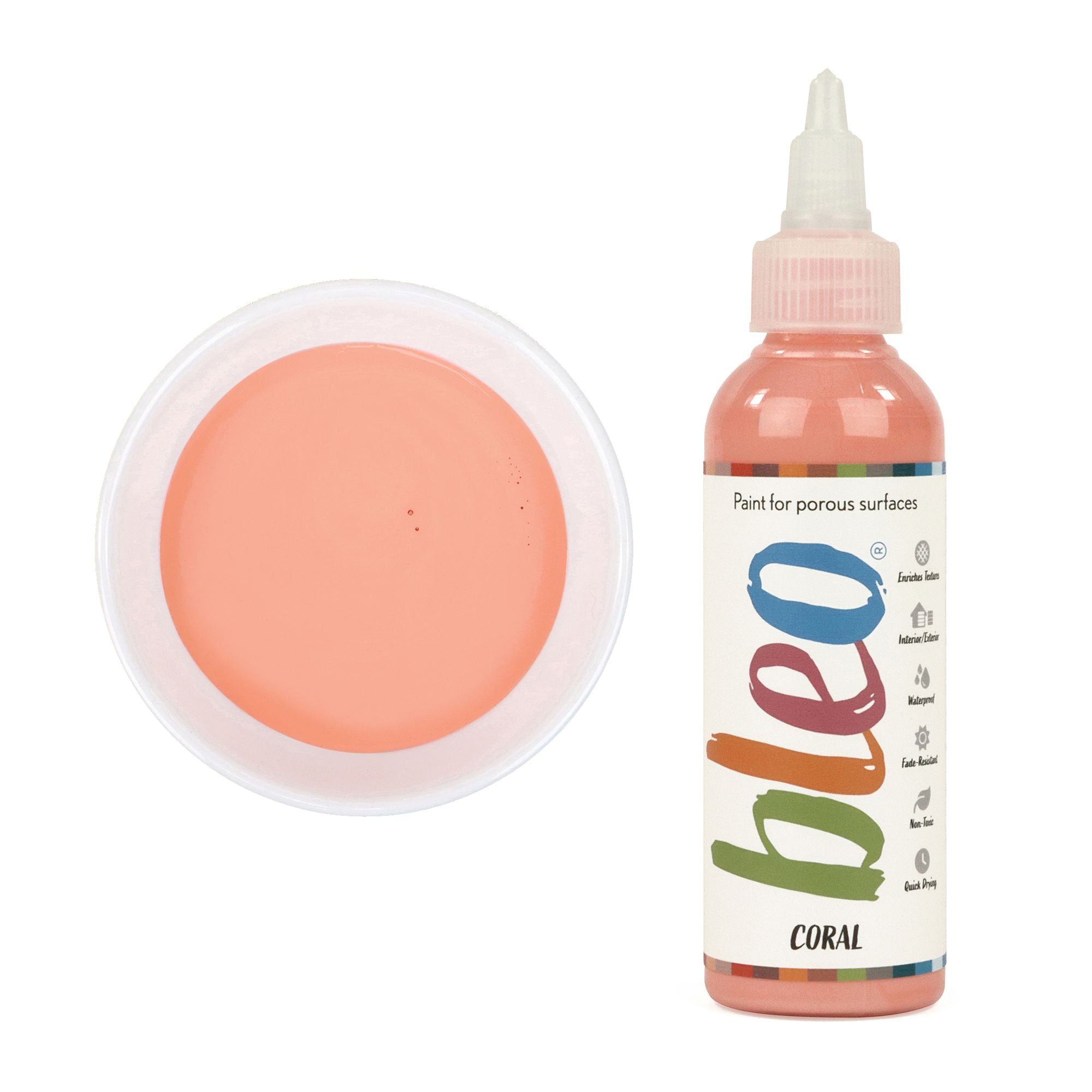 GLDB103007-1 [file:GLDB103007-1.jpg] Bleo Gel Paint, Coral