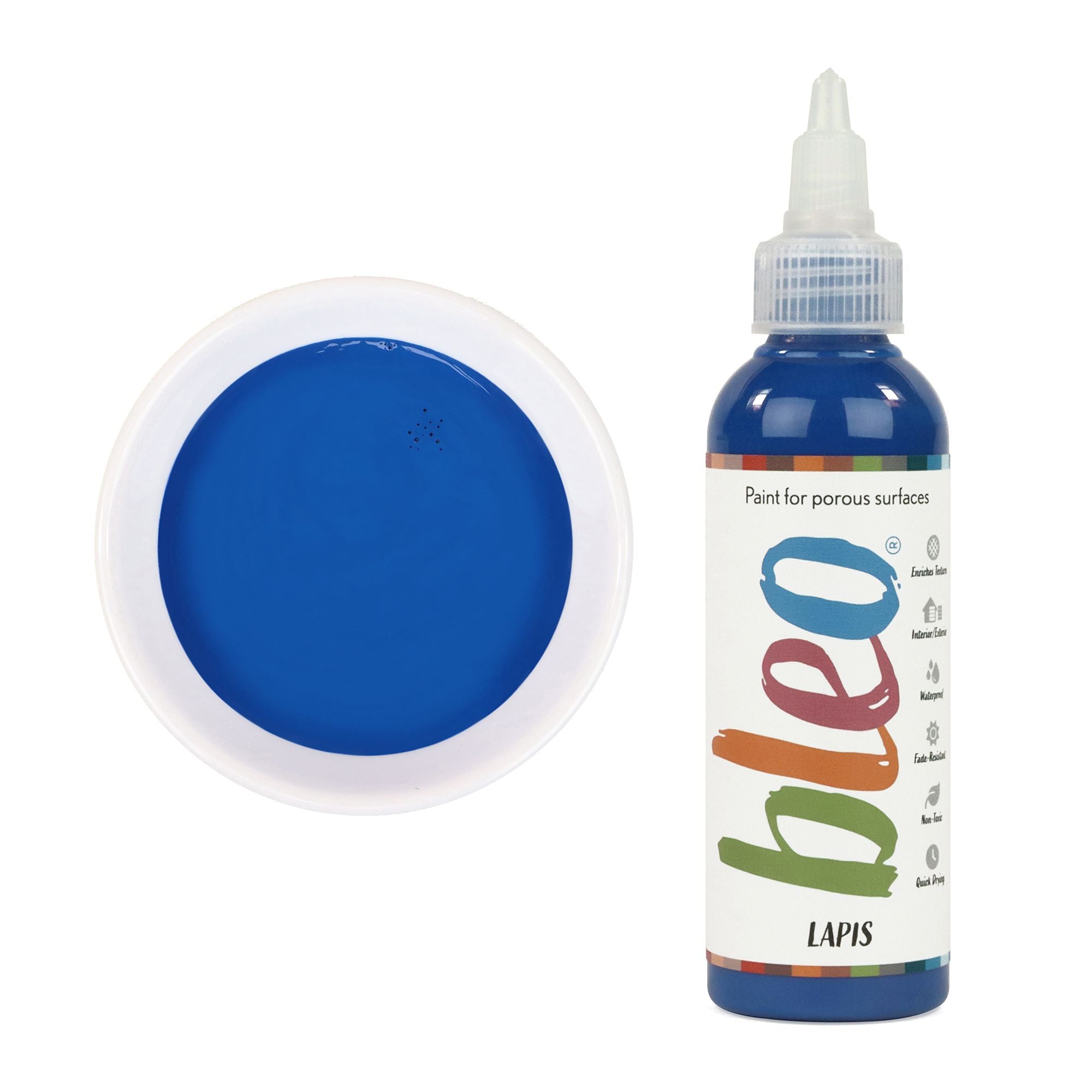GLDB103019 [file:GLDB103019-1.jpg] Bleo Gel Paint, Lapis (100ml)