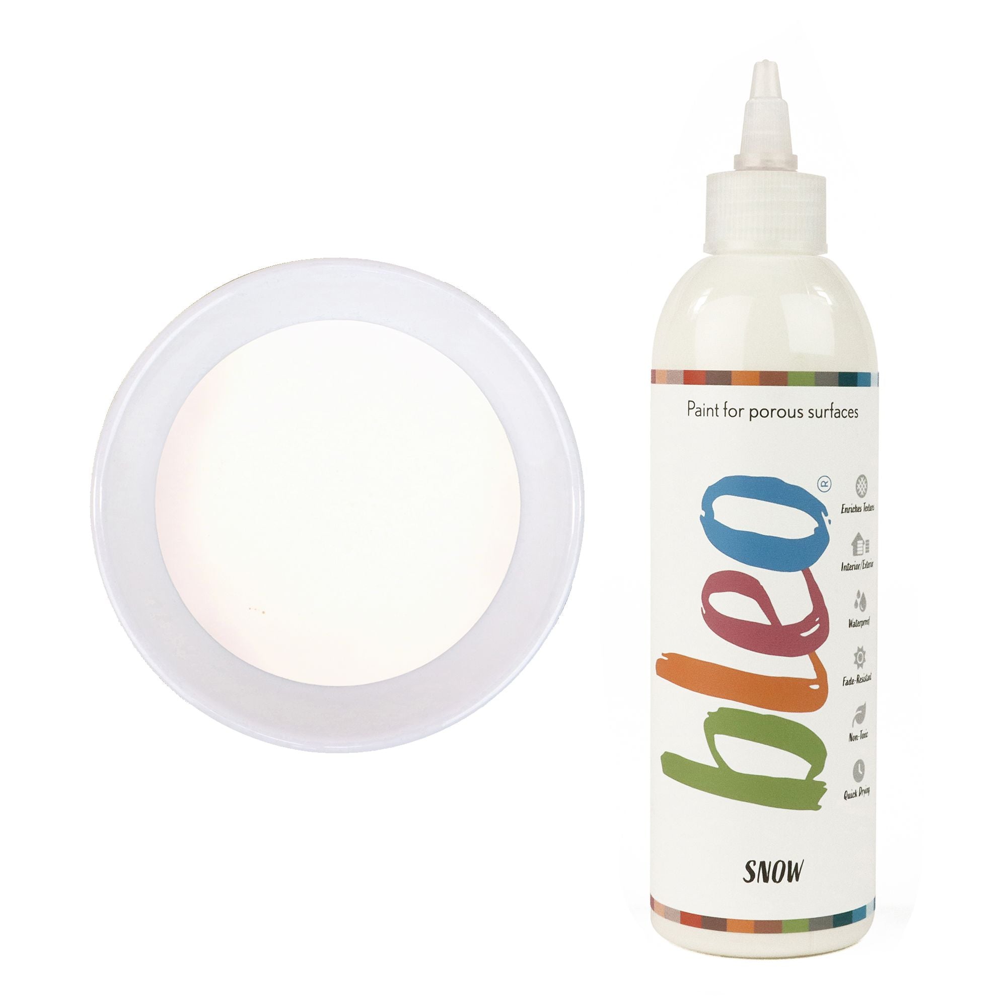 GLDB105001 [file:GLDB105001-1.jpg] Bleo Gel Paint, Snow (250ml)