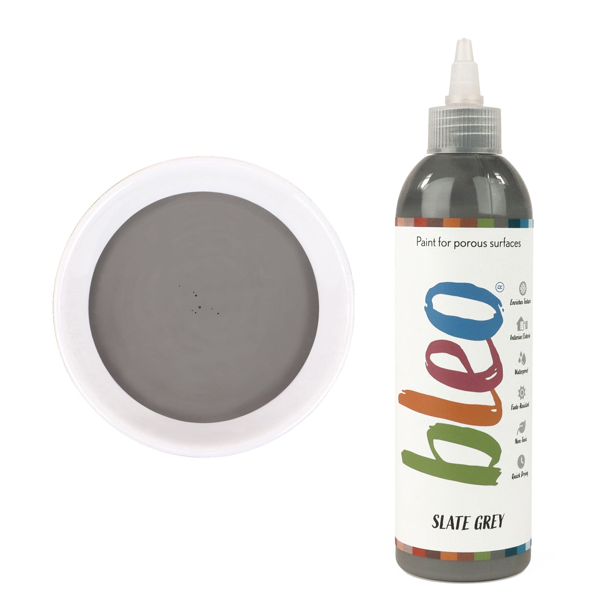 GLDB105003 [file:GLDB105003-1.jpg] Bleo Gel Paint, Slate Grey (250ml)