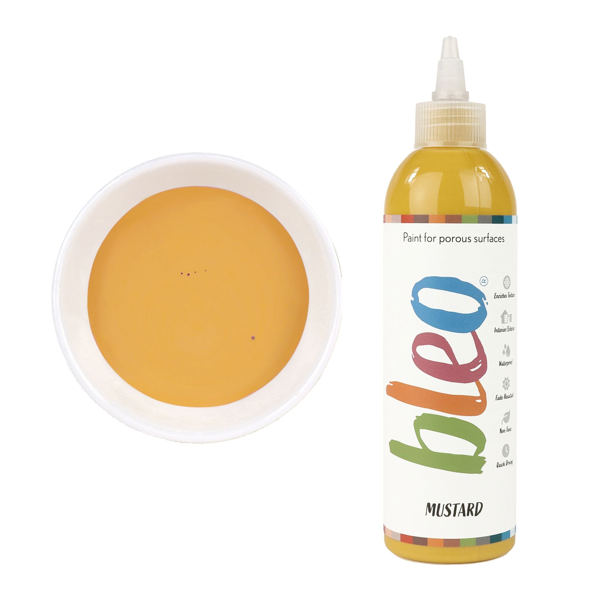 GLDB105005 [file:GLDB105005-1.jpg] Bleo Gel Paint, Mustard (250ml)