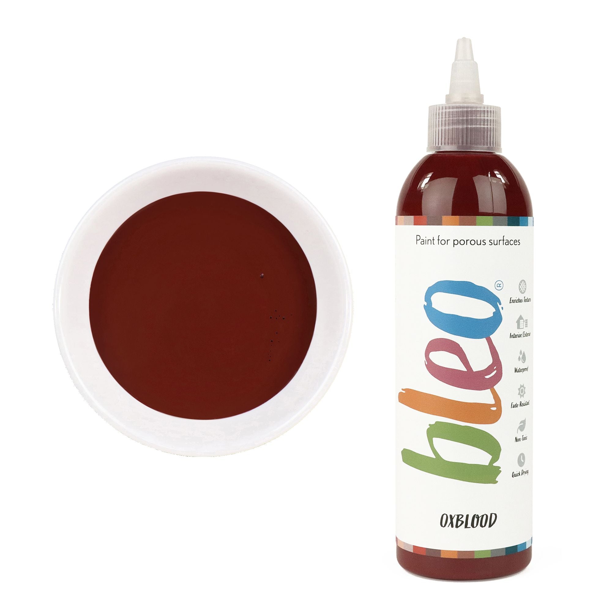 GLDB105010 [file:GLDB105010-1.jpg] Bleo Gel Paint, Oxblood (250ml)