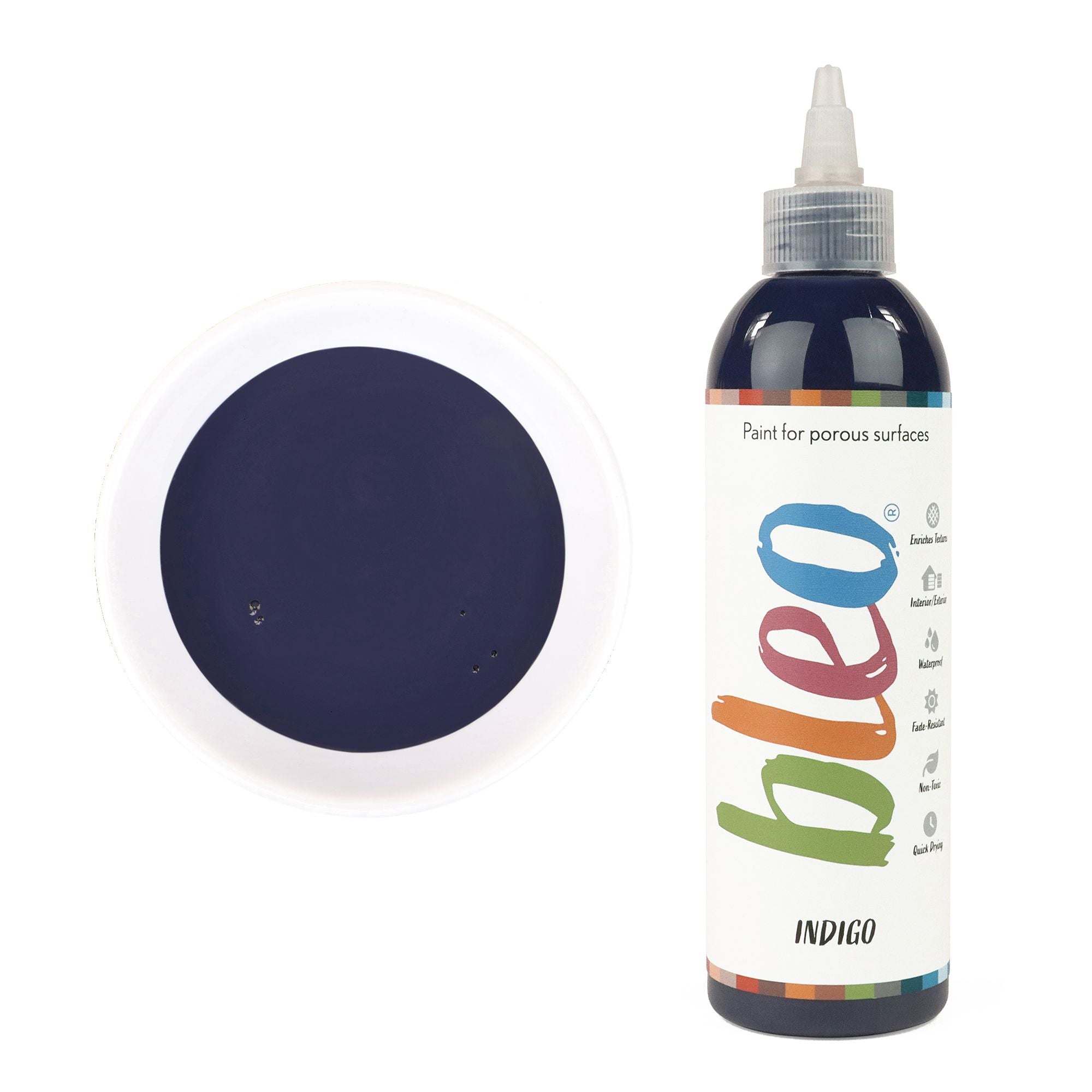 GLDB105021 [file:GLDB105021-1.jpg] Bleo Gel Paint, Indigo (250ml)