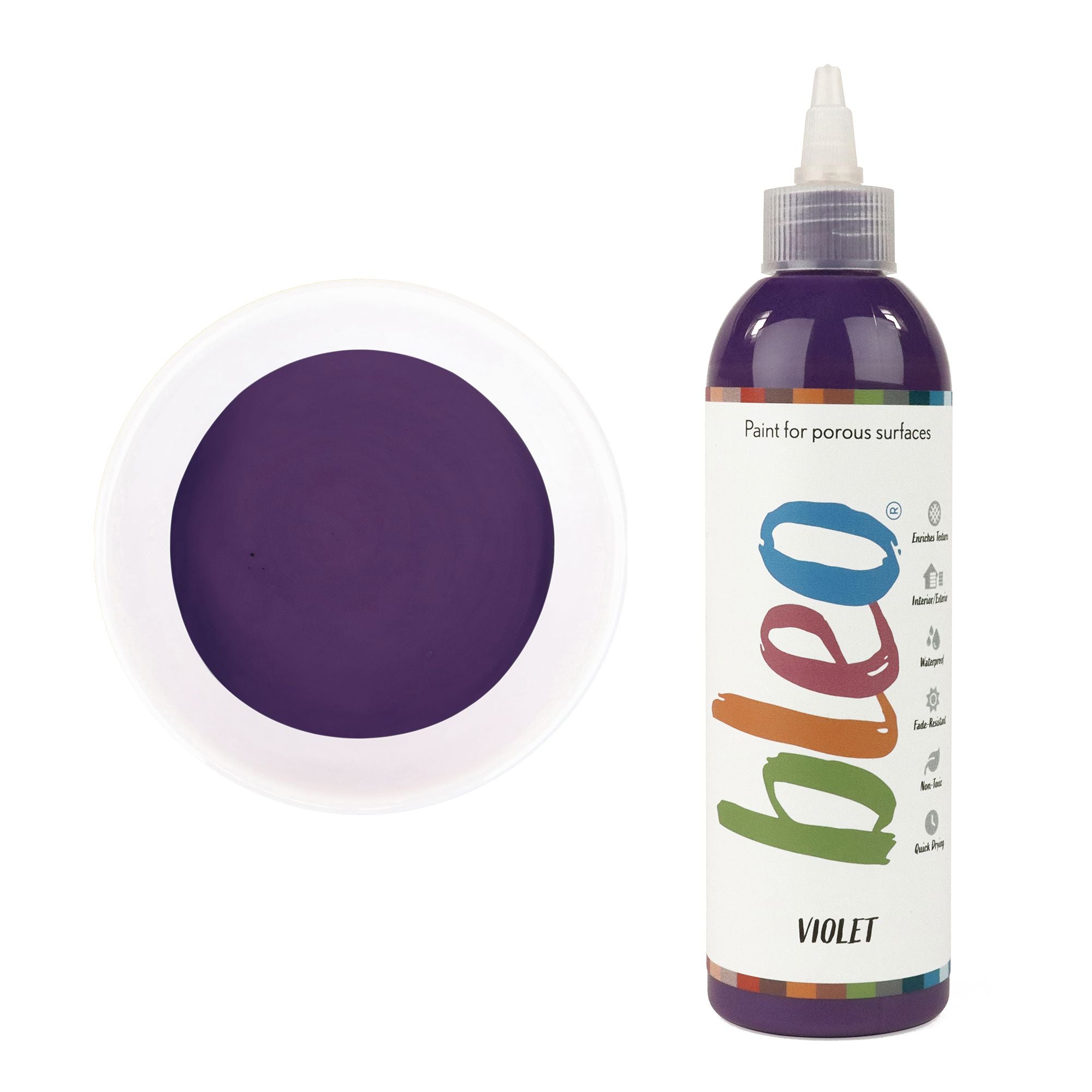 GLDB105022 [file:GLDB105022-1.jpg] Bleo Gel Paint, Violet (250ml)