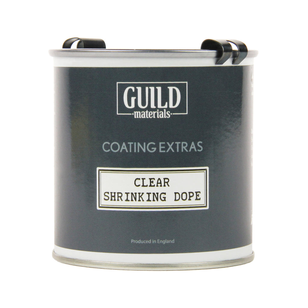 GLDCEX1000125 [file:GLDCEX1000125-1.jpg] Clear Shrinking Dope (125ml Tin)
