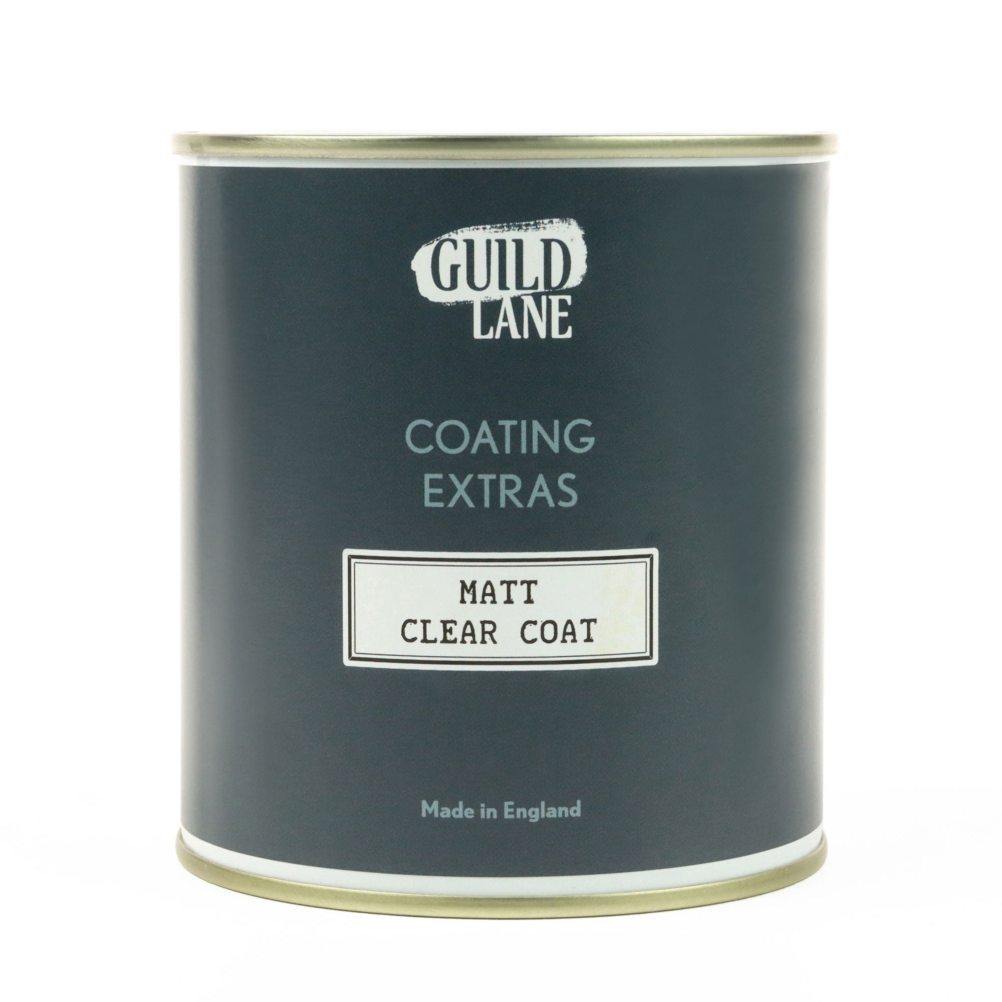 GLDCEX1410500 [file:GLDCEX1410500-1.jpg] Acrylic Matt Top Coat, Clear (500ml Tin)