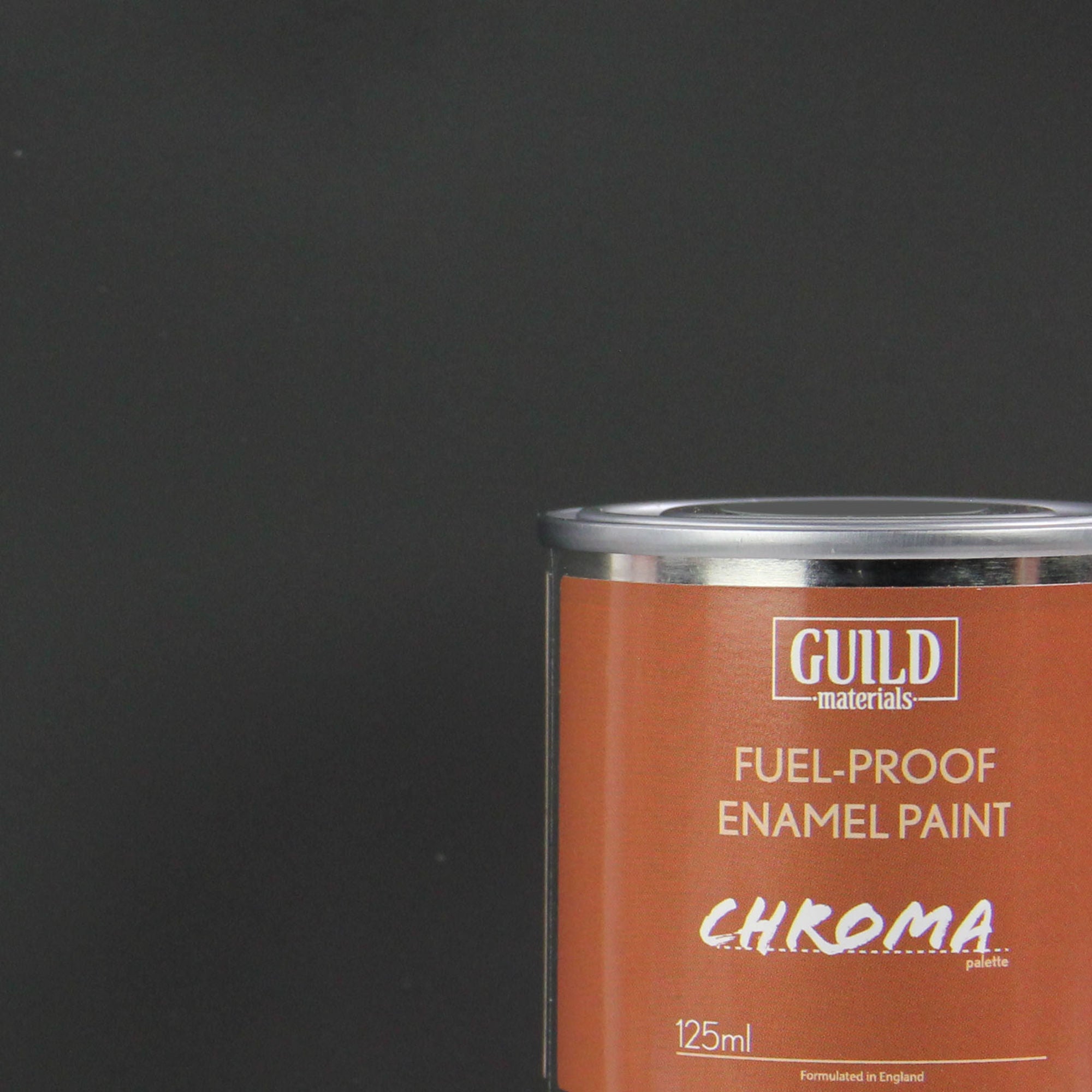 GLDCHR6303-1 [file:GLDCHR6303-1.jpg] Chroma Enamel Fuelproof Paint, Matt (125ml Tin)