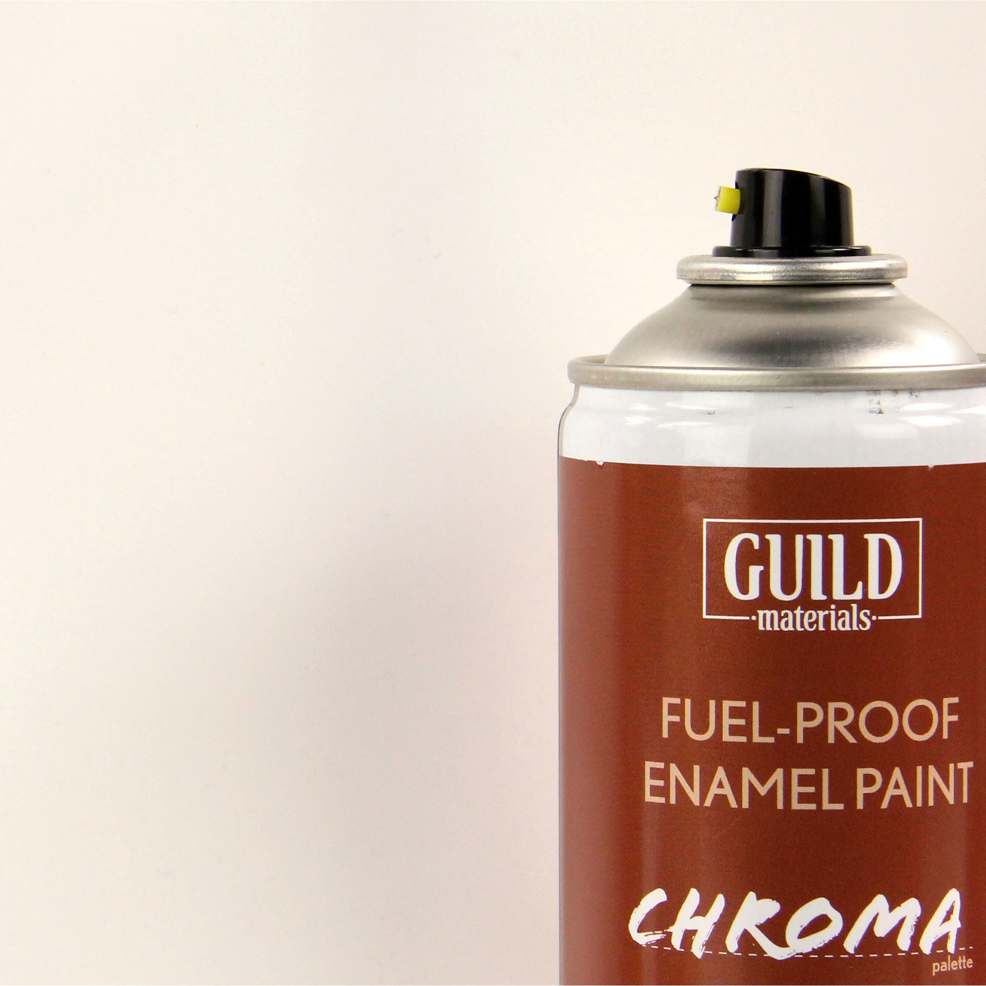 GLDCHR6500 [file:GLDCHR6500-1.jpg] Chroma Enamel Fuelproof Paint Matt White (400ml Aerosol)