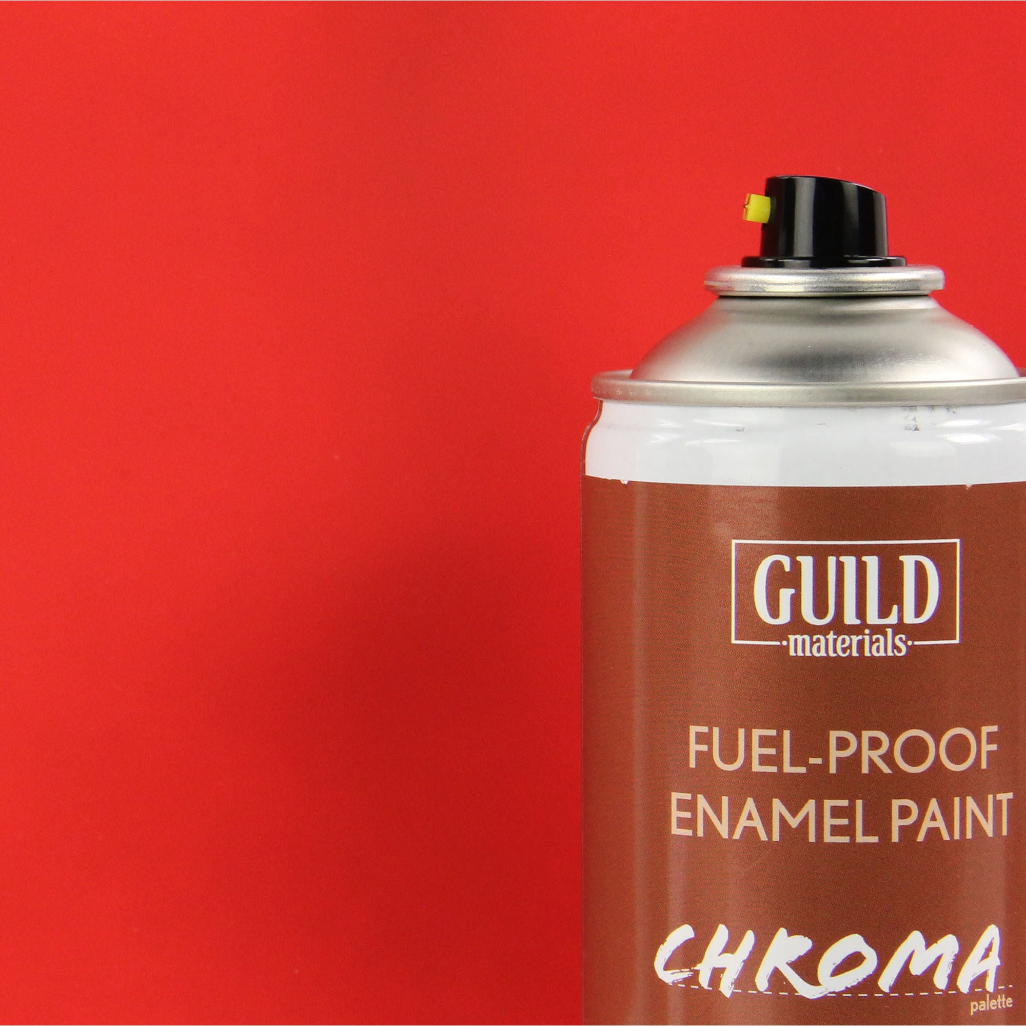 GLDCHR6501 [file:GLDCHR6501-1.jpg] Chroma Enamel Fuelproof Paint Matt Red (400ml Aerosol)
