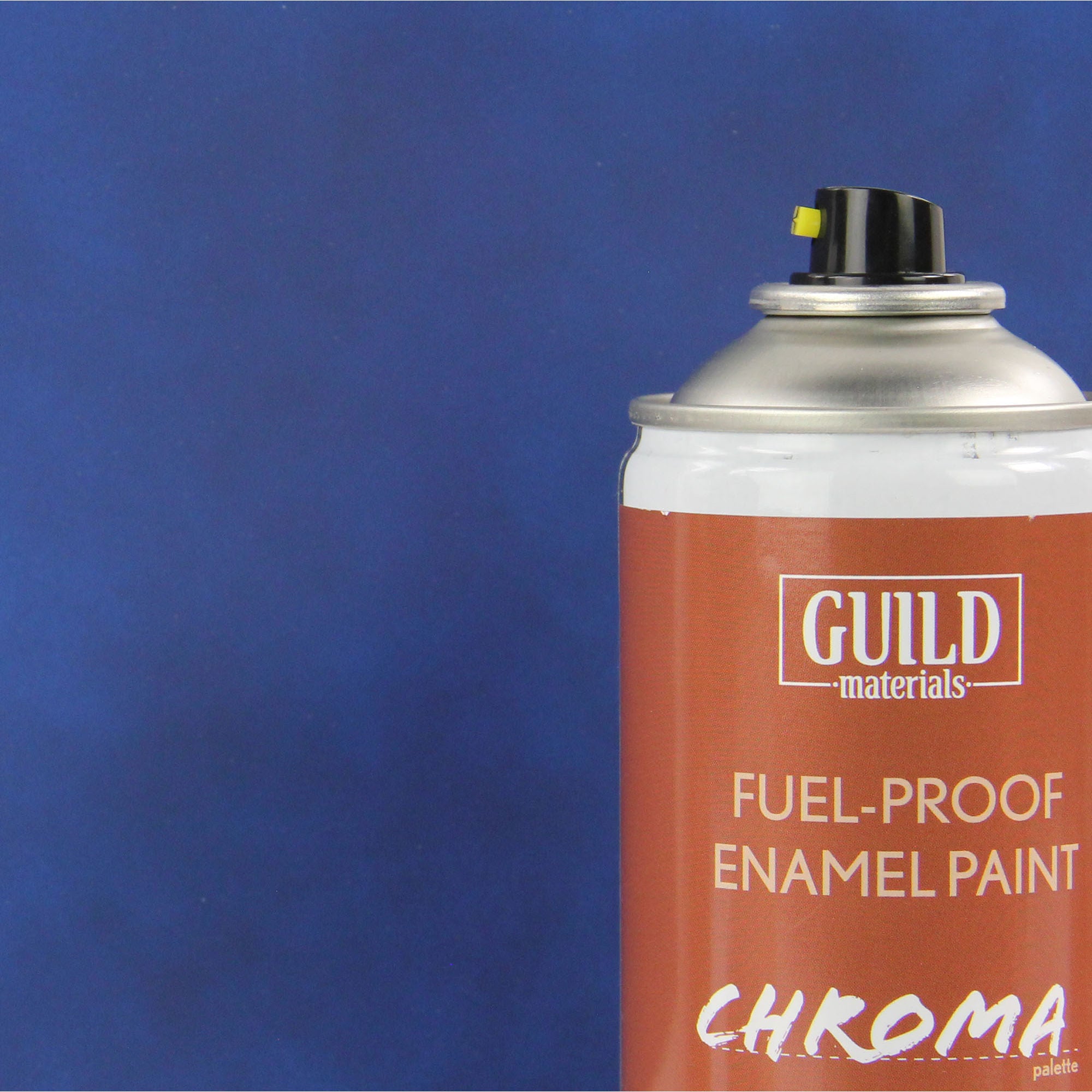 GLDCHR6504 [file:GLDCHR6504-1.jpg] Chroma Enamel Fuelproof Paint Matt Dark Blue (400ml Aerosol)