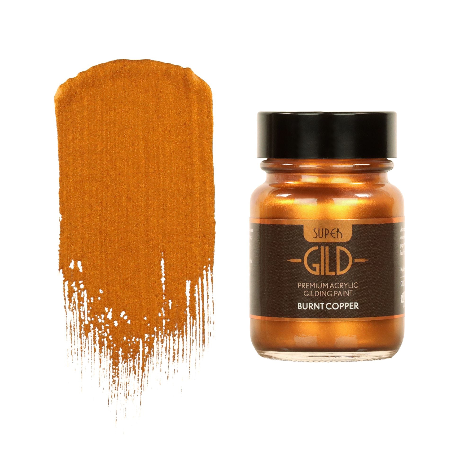 GLDGDBC0030-1 [file:GLDGDBC0030-1.jpg] Super GILD Acrylic Gilding Paint, Burnt Copper
