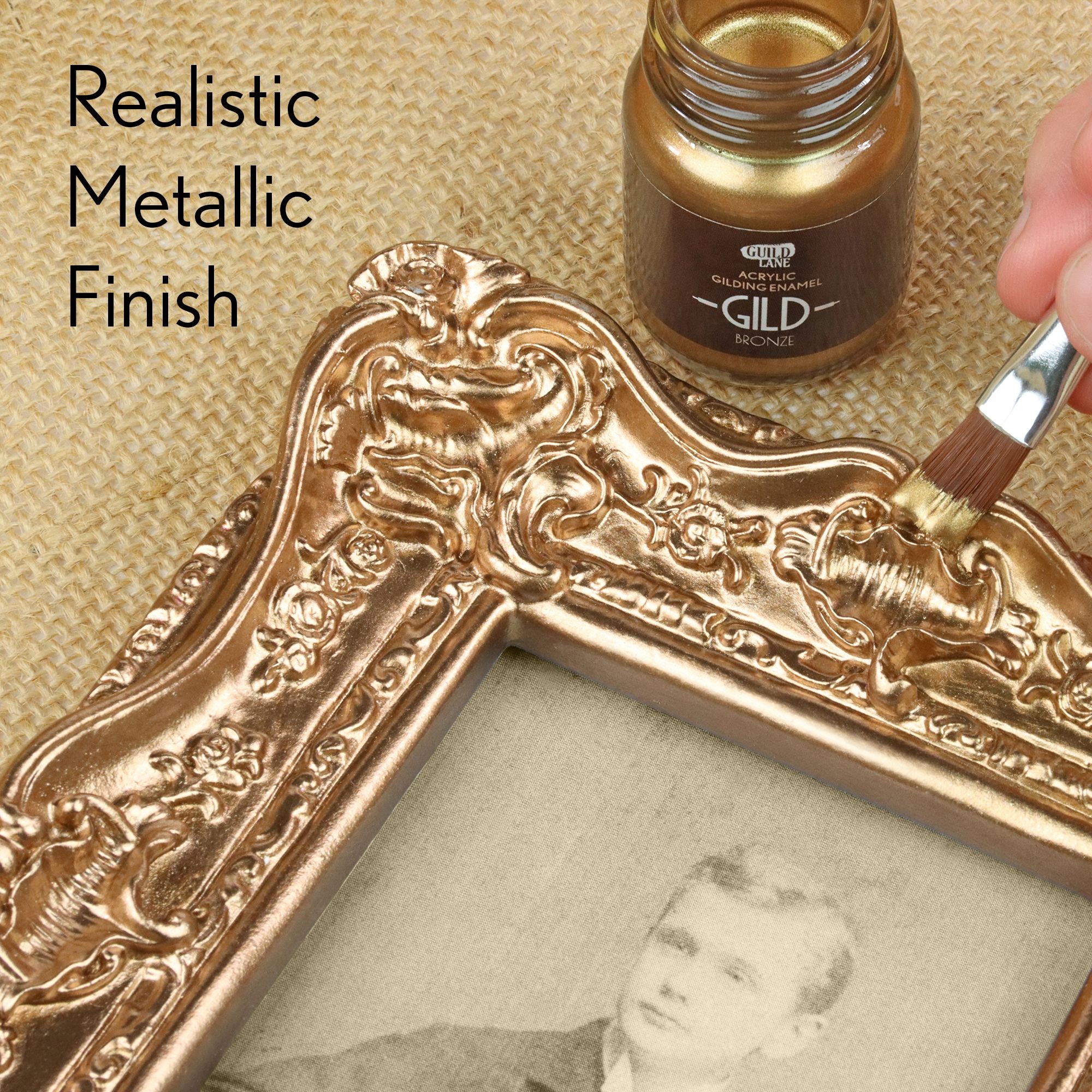 GLDGDBR0030-4 [file:GLDGDBR0030-4.jpg] GILD Acrylic Gilding Paint, Bronze