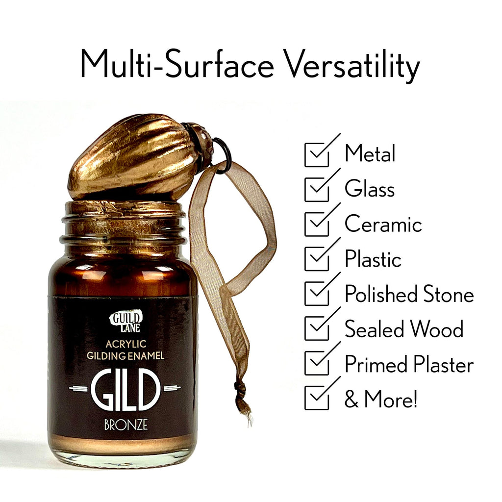 GLDGDBR0030-6 [file:GLDGDBR0030-6.jpg] GILD Acrylic Gilding Paint, Bronze