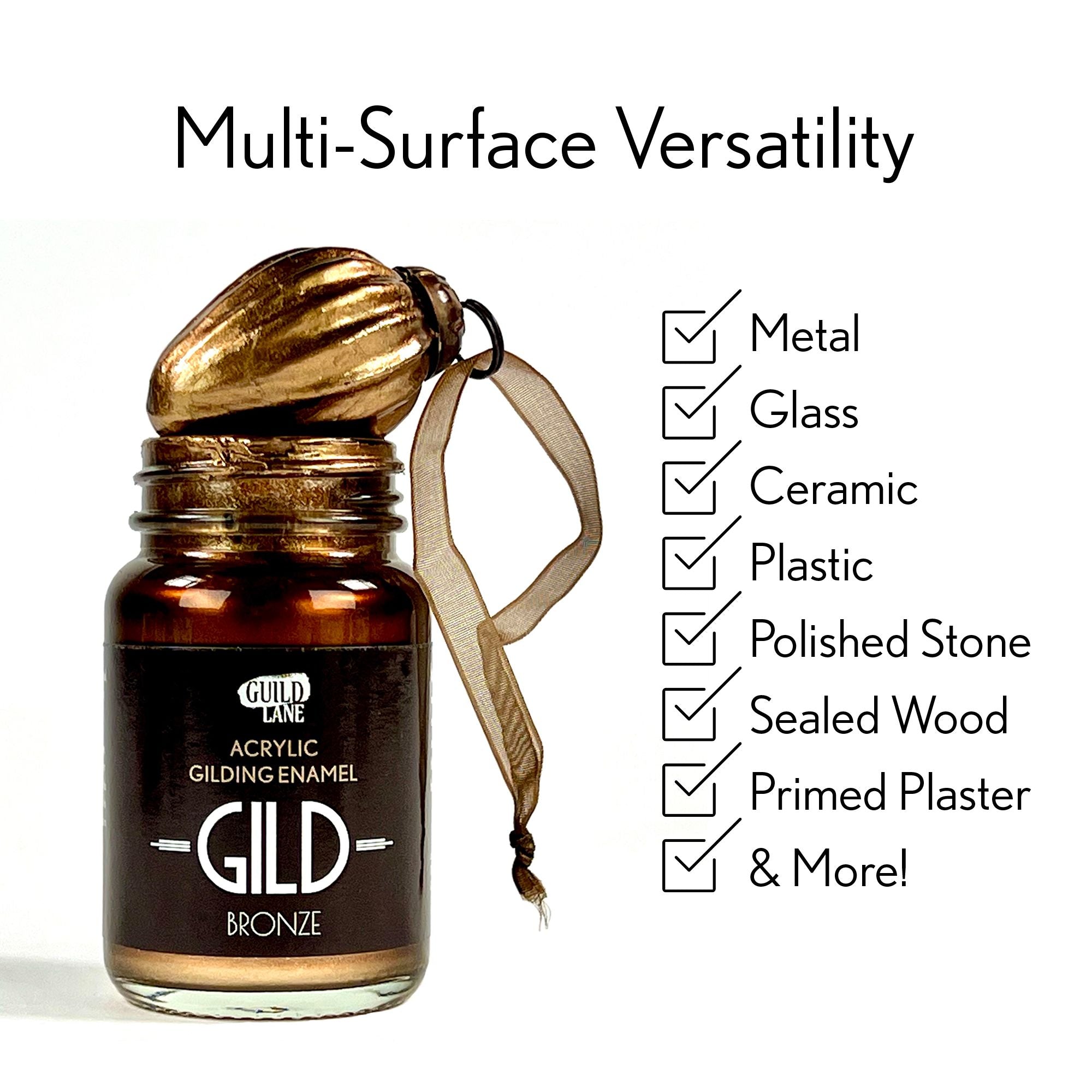 GLDGDBR0030-6 [file:GLDGDBR0030-6.jpg] GILD Acrylic Gilding Paint, Bronze