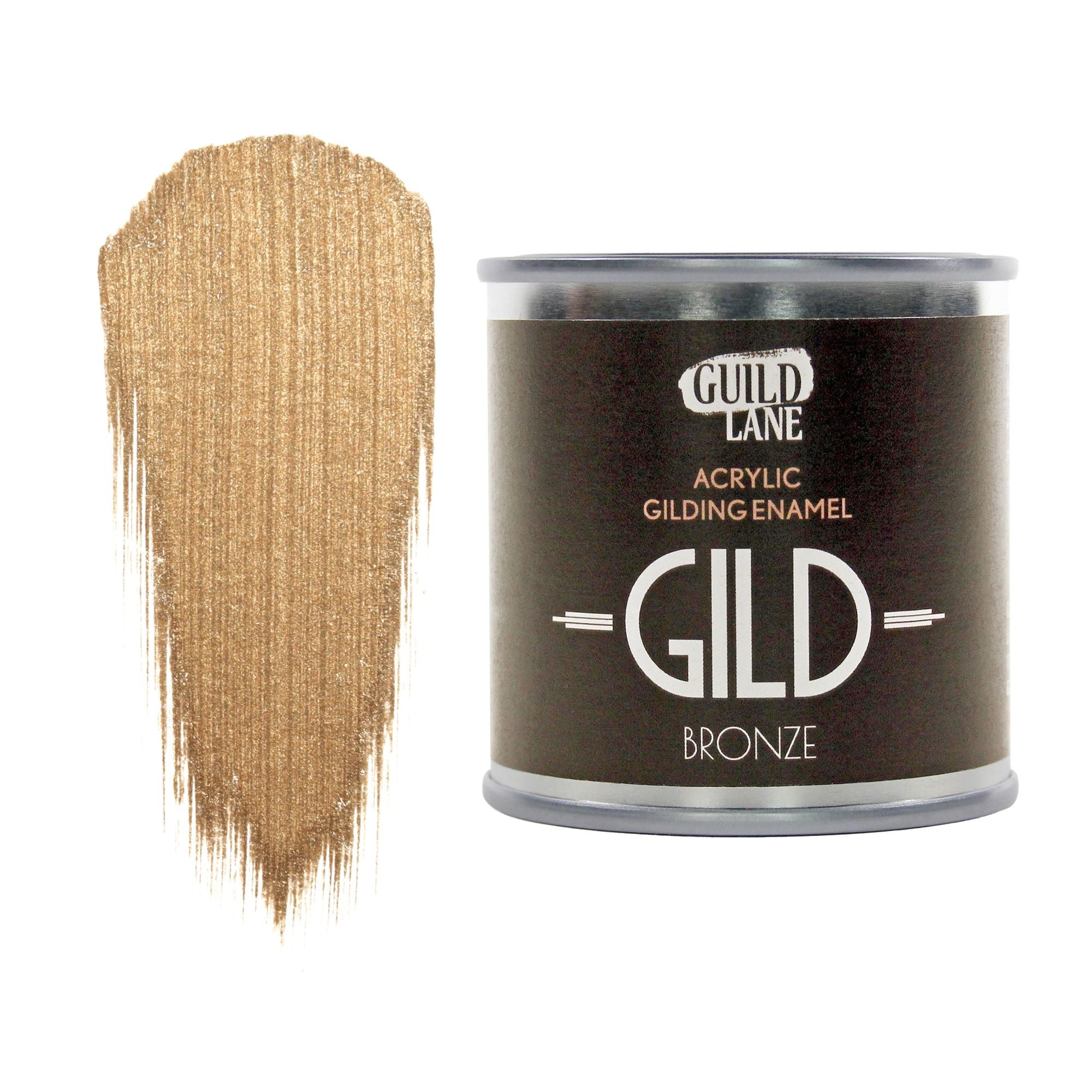 GLDGDBR0125 [file:GLDGDBR0125-1.jpg] GILD Acrylic Gilding Enamel Paint, Bronze (125ml Tin)