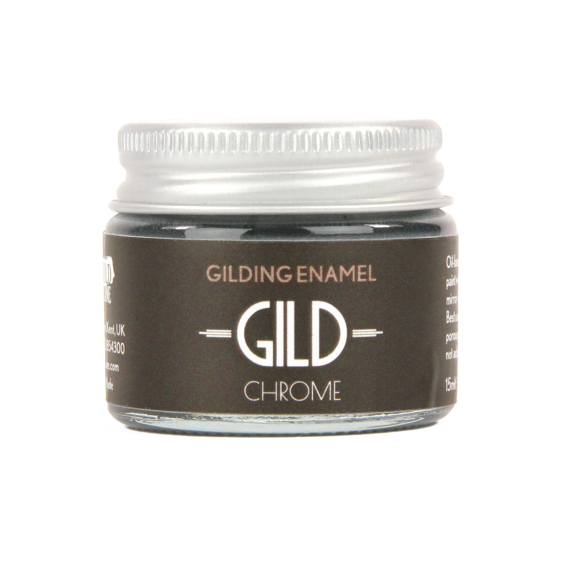 GLDGDCH0015-1 [file:GLDGDCH0015-1.jpg] GILD Gilding Oil-Based Enamel Paint, Chrome