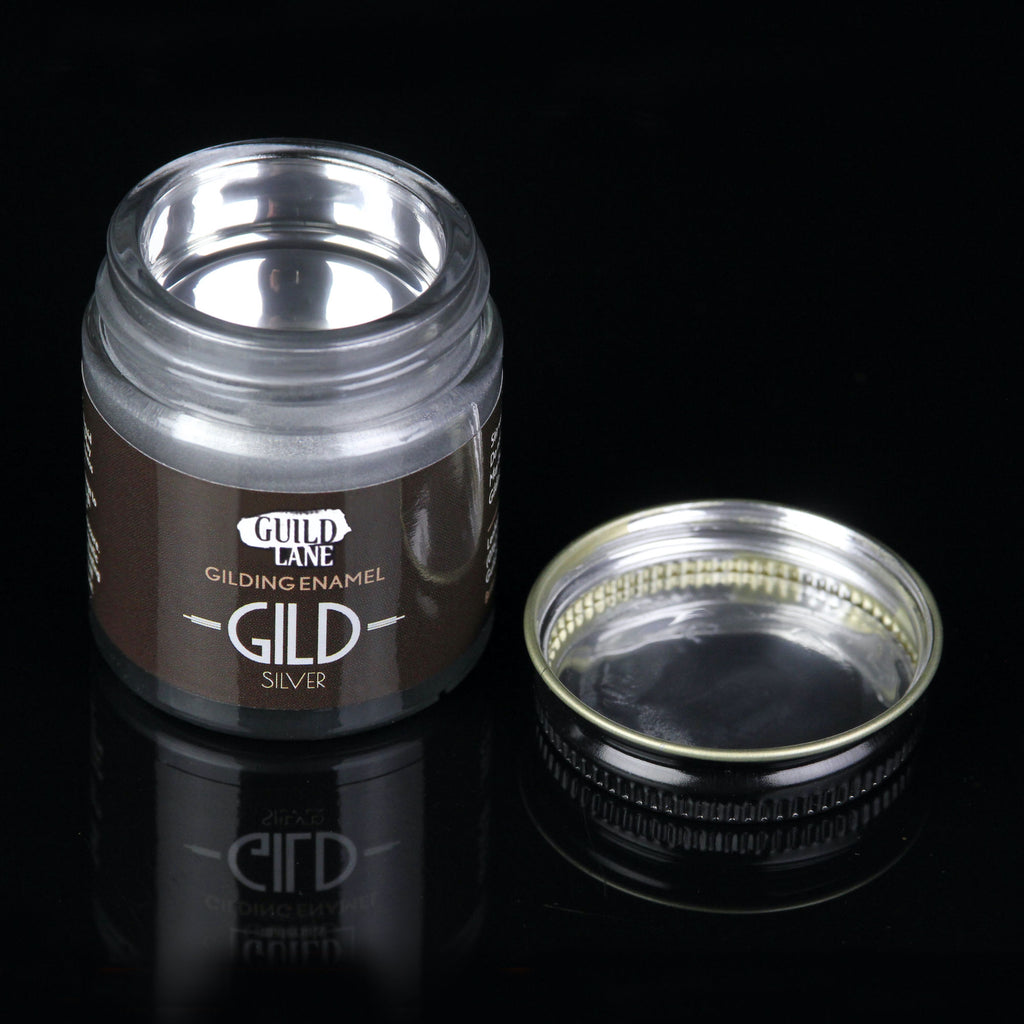 GLDGDCH0015-4 [file:GLDGDCH0015-4.jpg] GILD Gilding Oil-Based Enamel Paint, Chrome