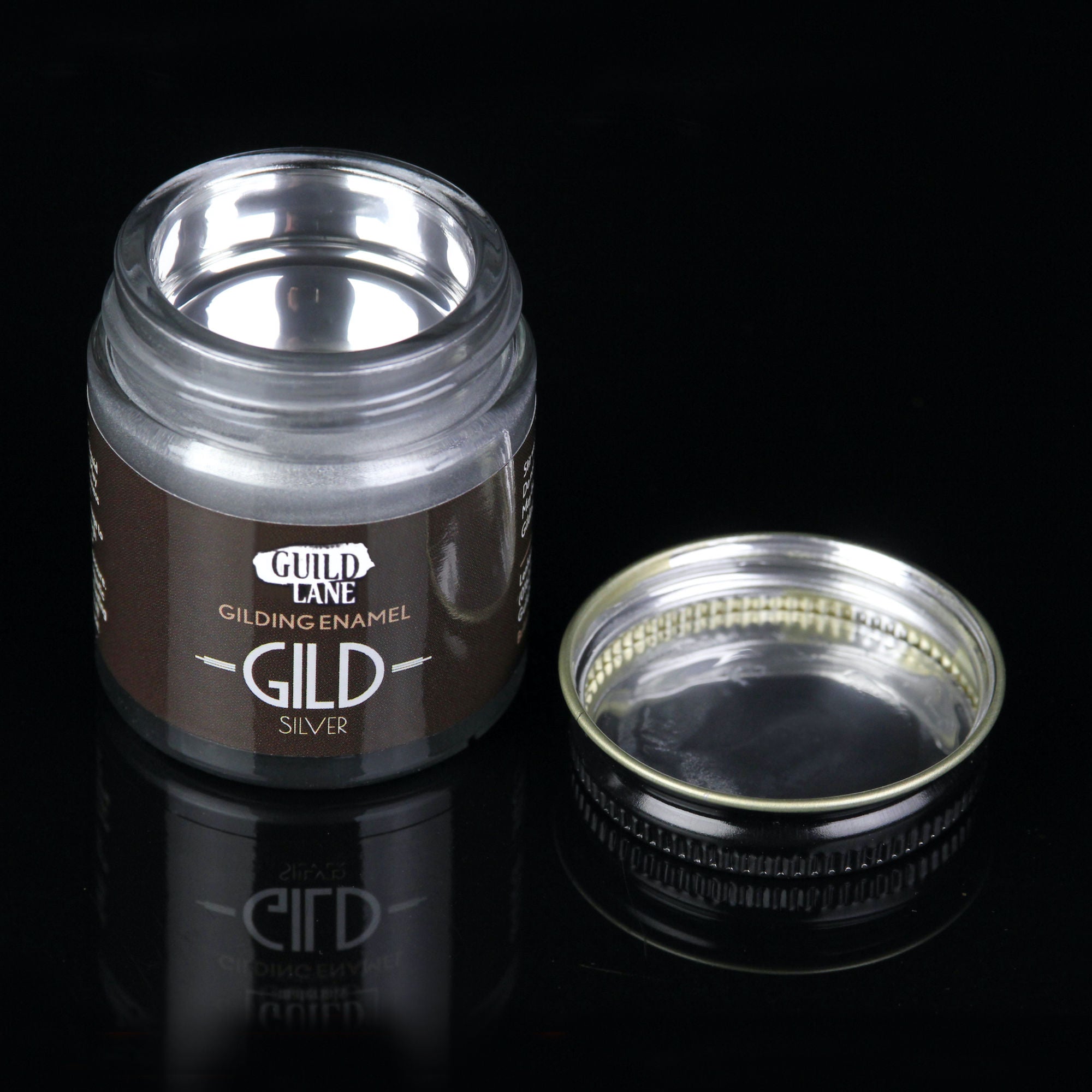 GLDGDCH0015-4 [file:GLDGDCH0015-4.jpg] GILD Gilding Oil-Based Enamel Paint, Chrome