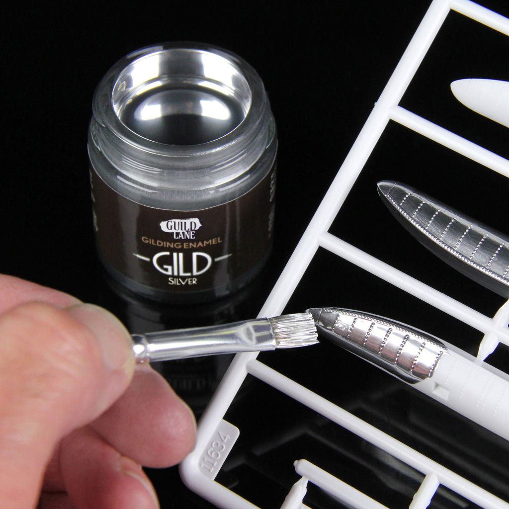 GLDGDCH0015-6 [file:GLDGDCH0015-6.jpg] GILD Gilding Oil-Based Enamel Paint, Chrome