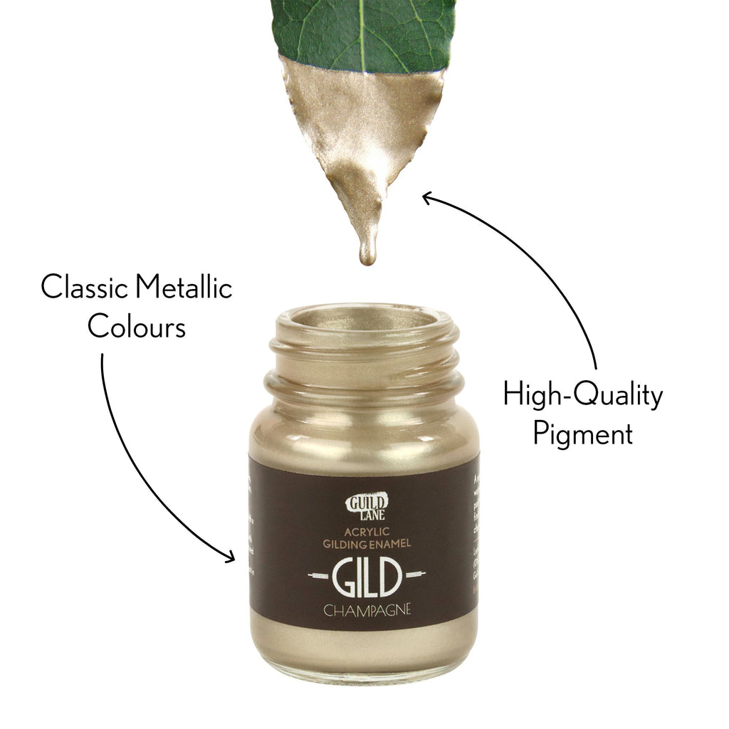 GLDGDCM0030-2 [file:GLDGDCM0030-2.jpg] GILD Acrylic Gilding Paint, Champagne