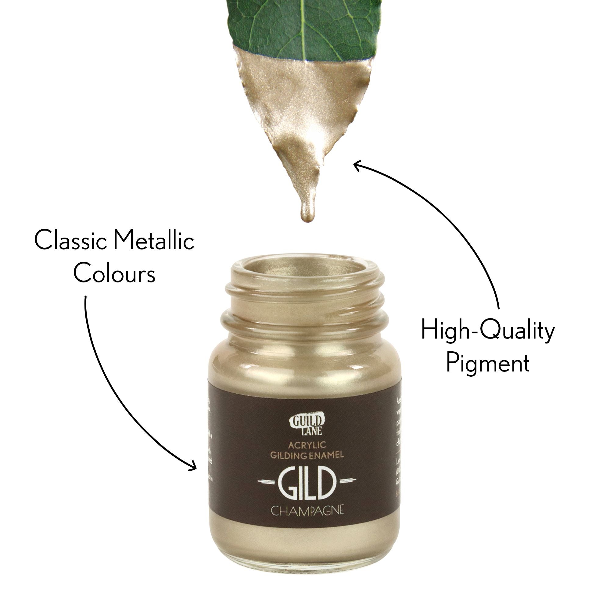 GLDGDCM0030-2 [file:GLDGDCM0030-2.jpg] GILD Acrylic Gilding Paint, Champagne