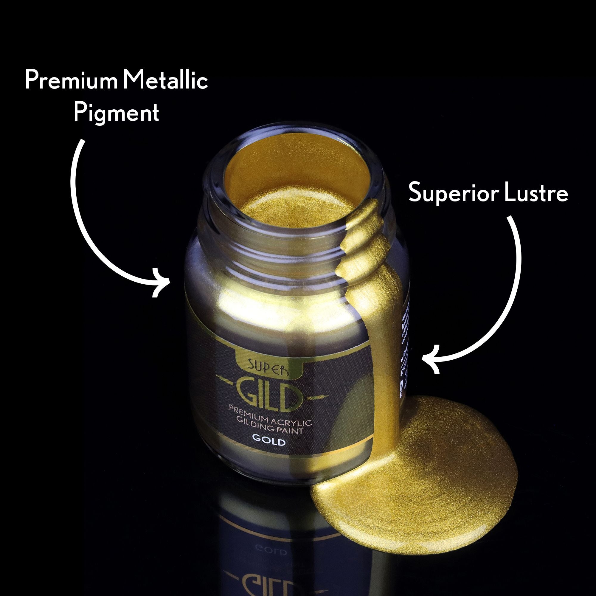 GLDGDGD0030-2 [file:GLDGDGD0030-2.jpg] Super GILD Acrylic Gilding Paint, Gold