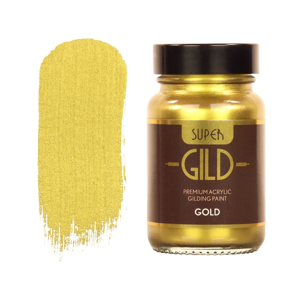 GLDGDGD0060 [file:GLDGDGD0060-1.jpg] Super GILD Acrylic Gilding Enamel Paint, Gold (60ml Jar)