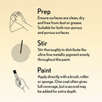 GLDGDPL0030-7 [file:GLDGDPL0030-7.jpg] Super GILD Acrylic Gilding Paint, Platinum