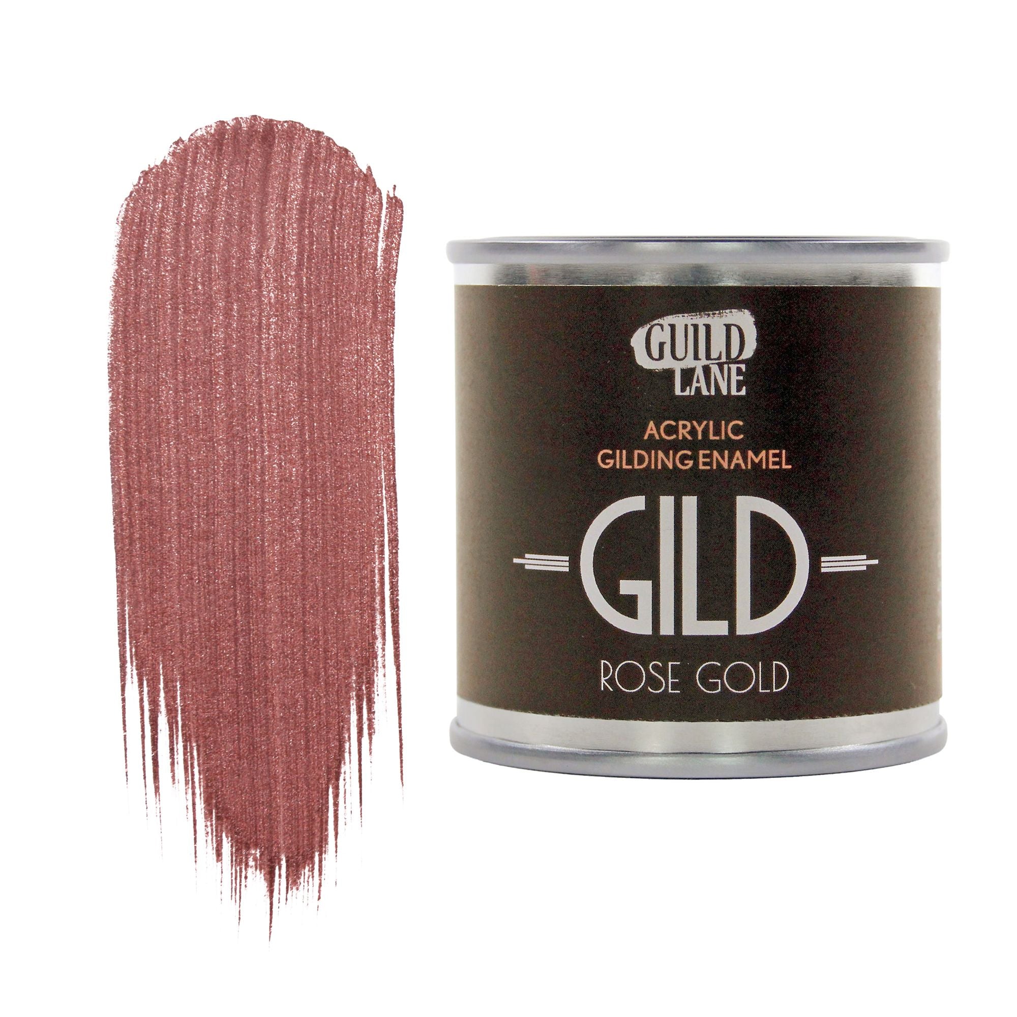 GLDGDRG0125 [file:GLDGDRG0125-1.jpg] GILD Acrylic Gilding Enamel Paint, Rose Gold (125ml Tin)