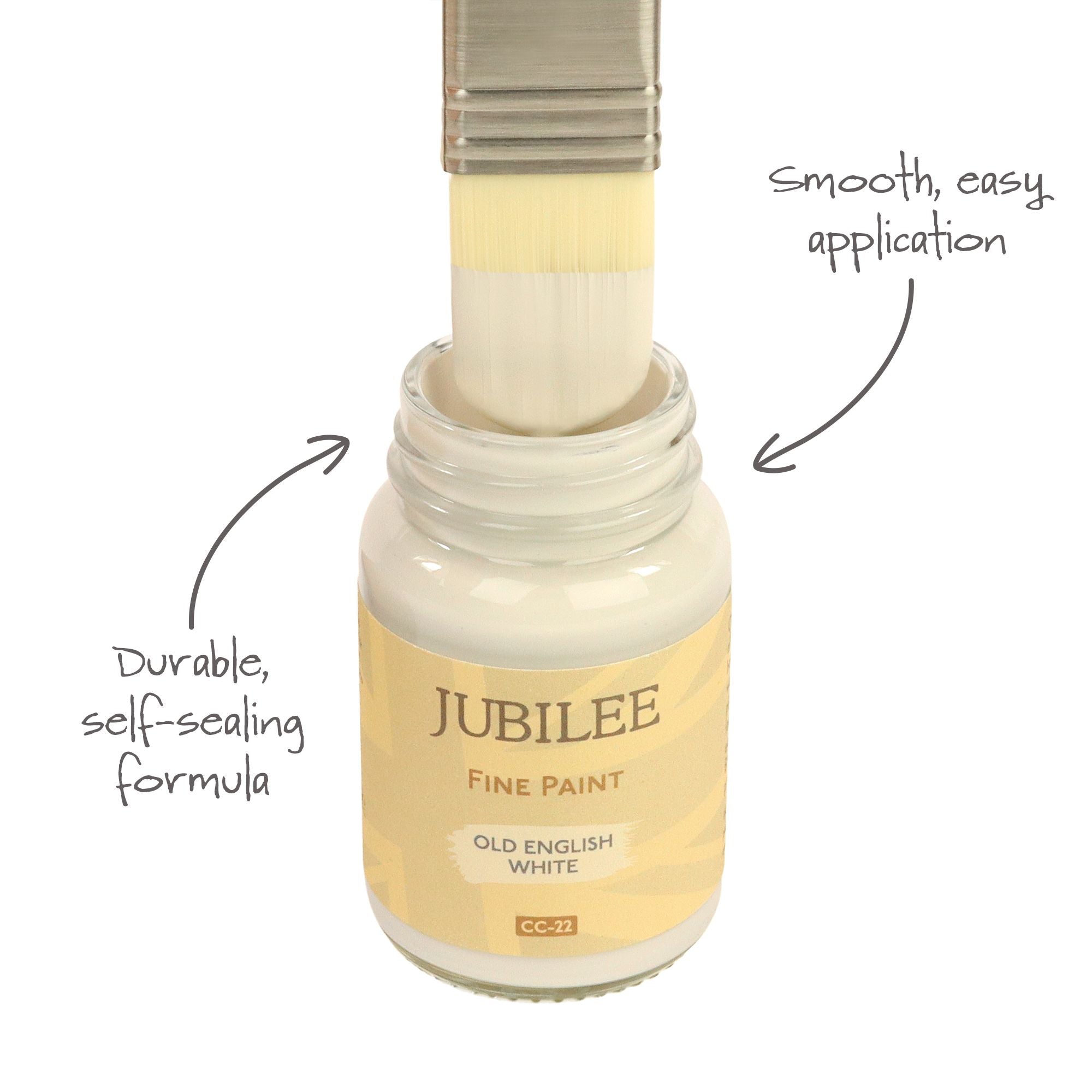 GLDJ101003-2 [file:GLDJ101003-2.jpg] Jubilee Maker Paint, Old English White
