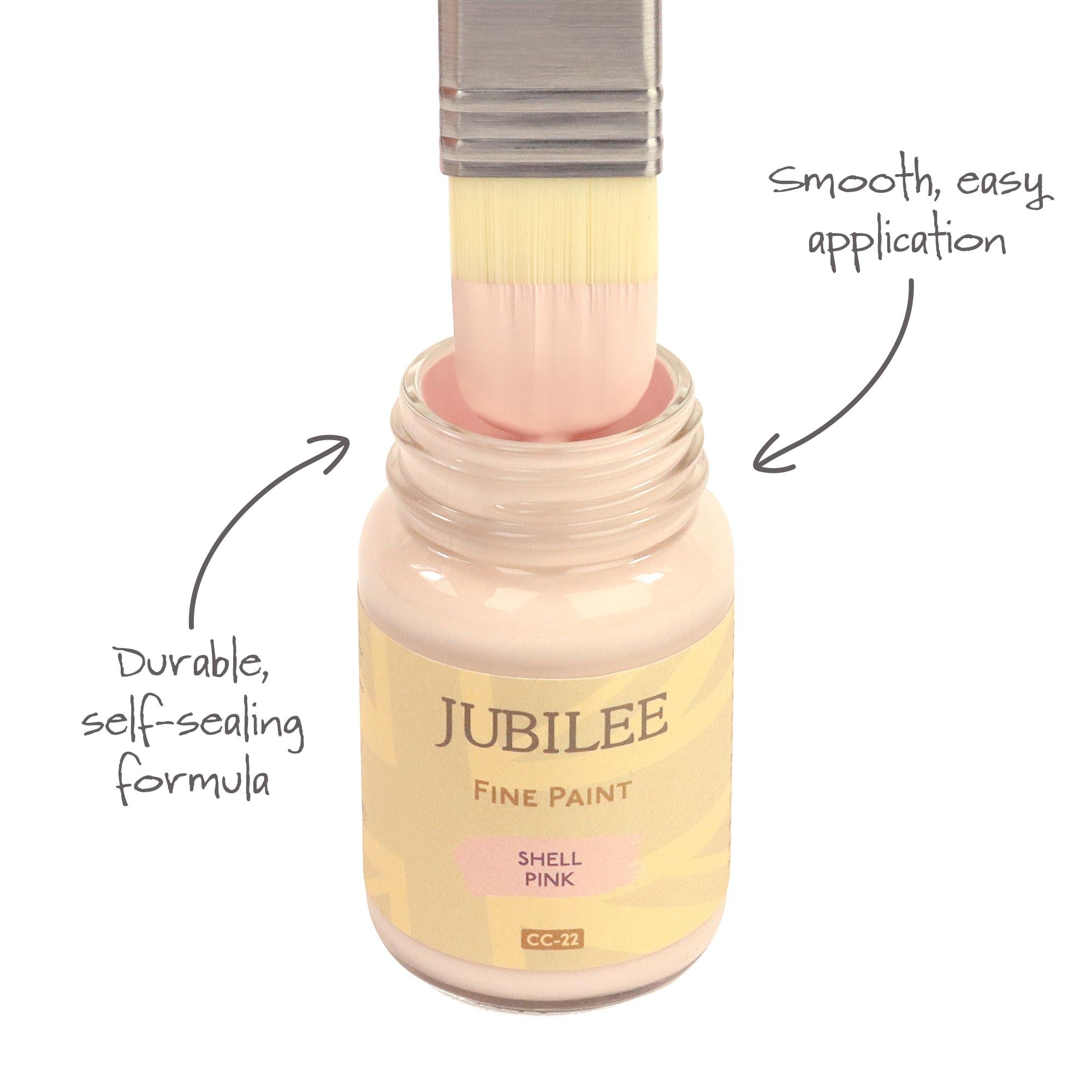 GLDJ101027-2 [file:GLDJ101027-2.jpg] Jubilee Maker Paint, Shell Pink