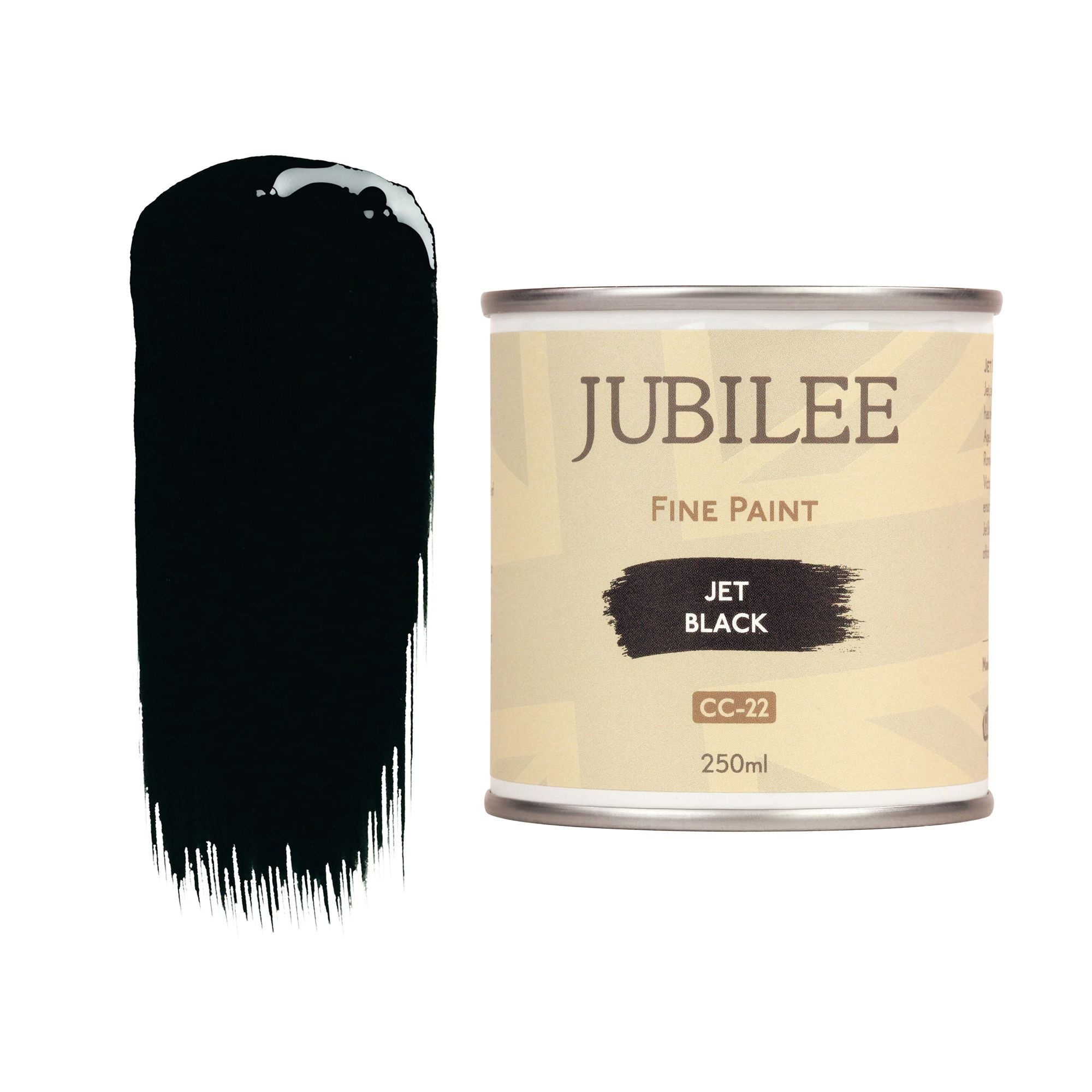 GLDJ103002 [file:GLDJ103002-1.jpg] Jubilee Maker Paint (CC-22), Jet Black (250ml)