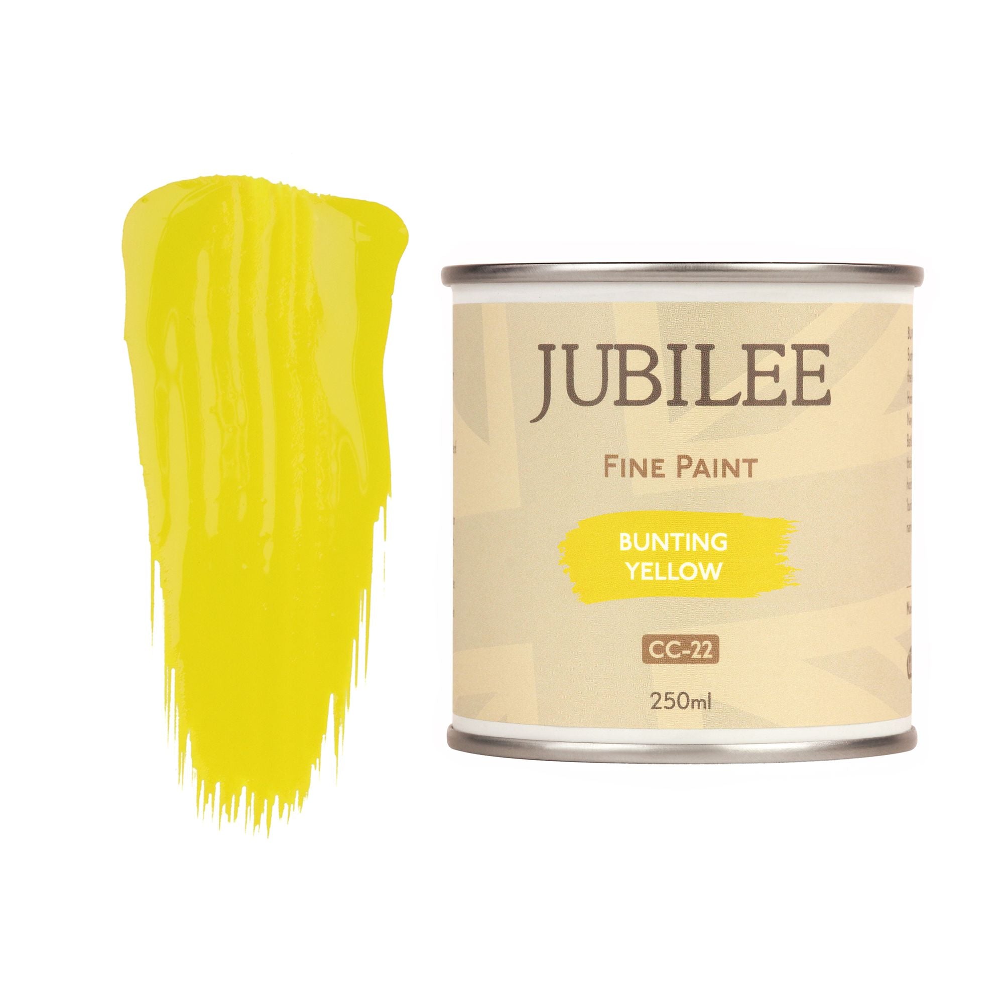GLDJ103013 [file:GLDJ103013-1.jpg] Jubilee Maker Paint (CC-22), Bunting Yellow (250ml)