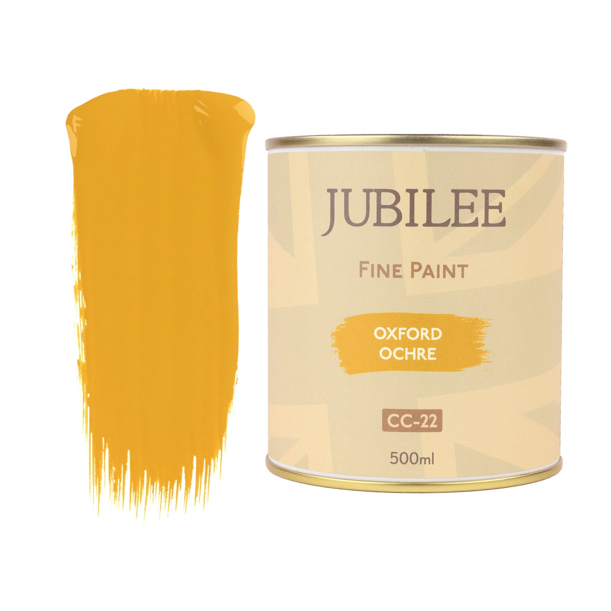 GLDJ105029 [file:GLDJ105029-1.jpg] Jubilee Maker Paint (CC-22), Oxford Ochre (500ml)