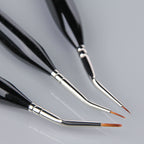 GLDT01100-3 [file:GLDT01100-3.jpg] Miniature Angled Brush Set (3 pcs)