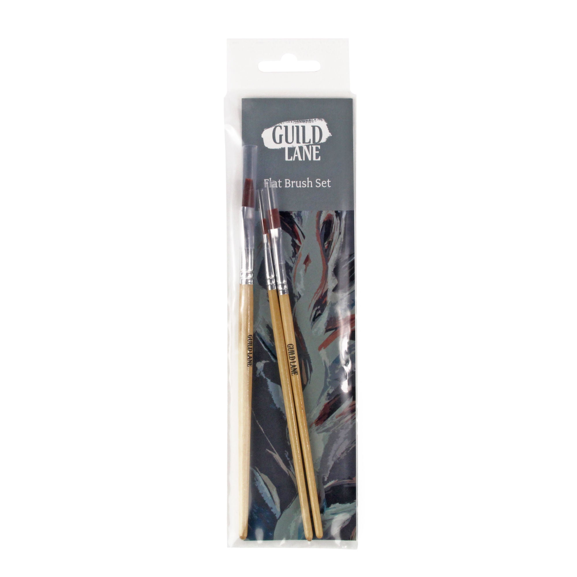 GLDT01104-3 [file:GLDT01104-3.jpg] Flat Brush Set (3 pcs)