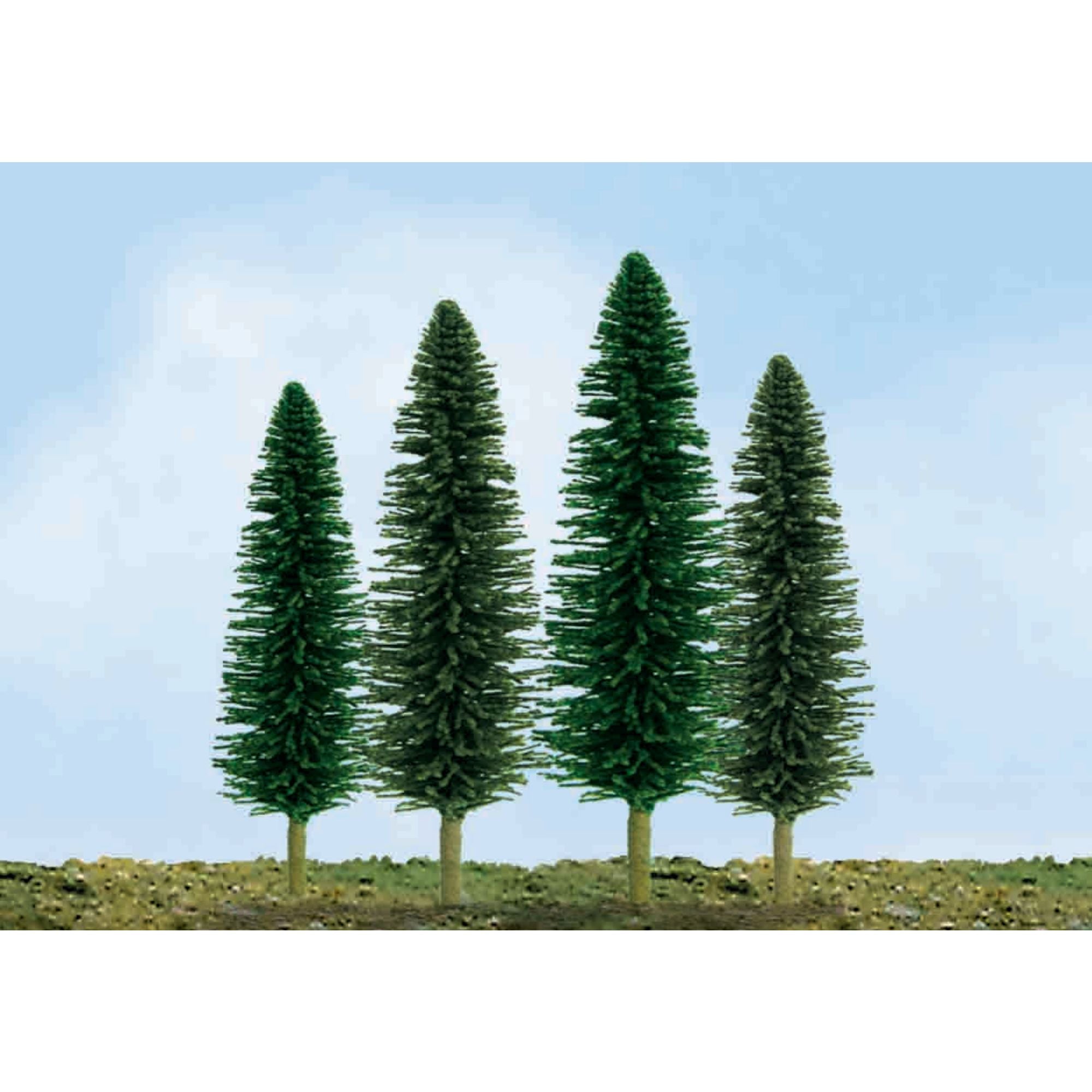 JTT92031 [file:JTT92031-1.jpg] Econo Cedar, 4in to 6in, HO-Scale, (24 pcs)