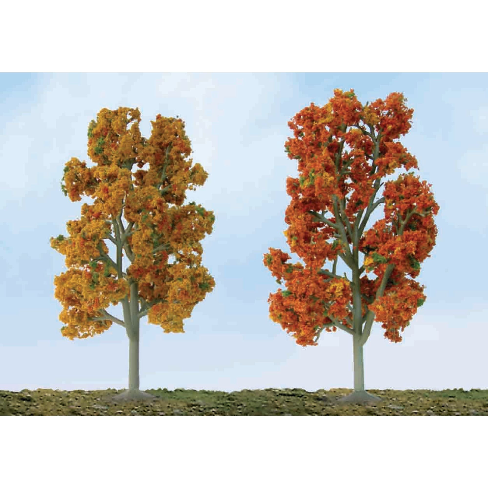 JTT92104 [file:JTT92104-1.jpg] Scenic Fall Sycamore, 2.5in-3.5in, N-Scale, (8 pcs)