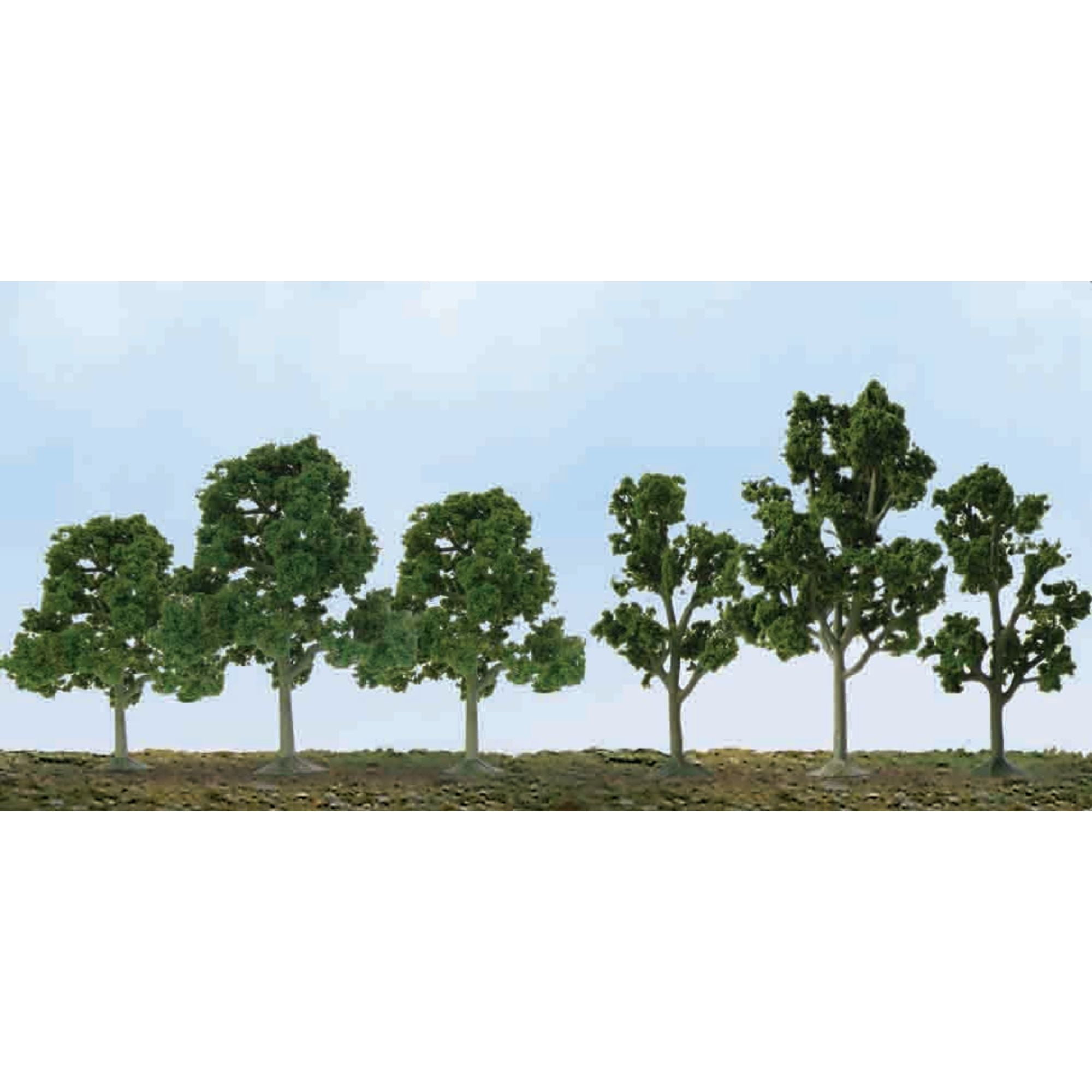 JTT92119 [file:JTT92119-1.jpg] Deciduous Sycamore, 2.5in to 4.5in, N to HO-Scale, (20 pcs)