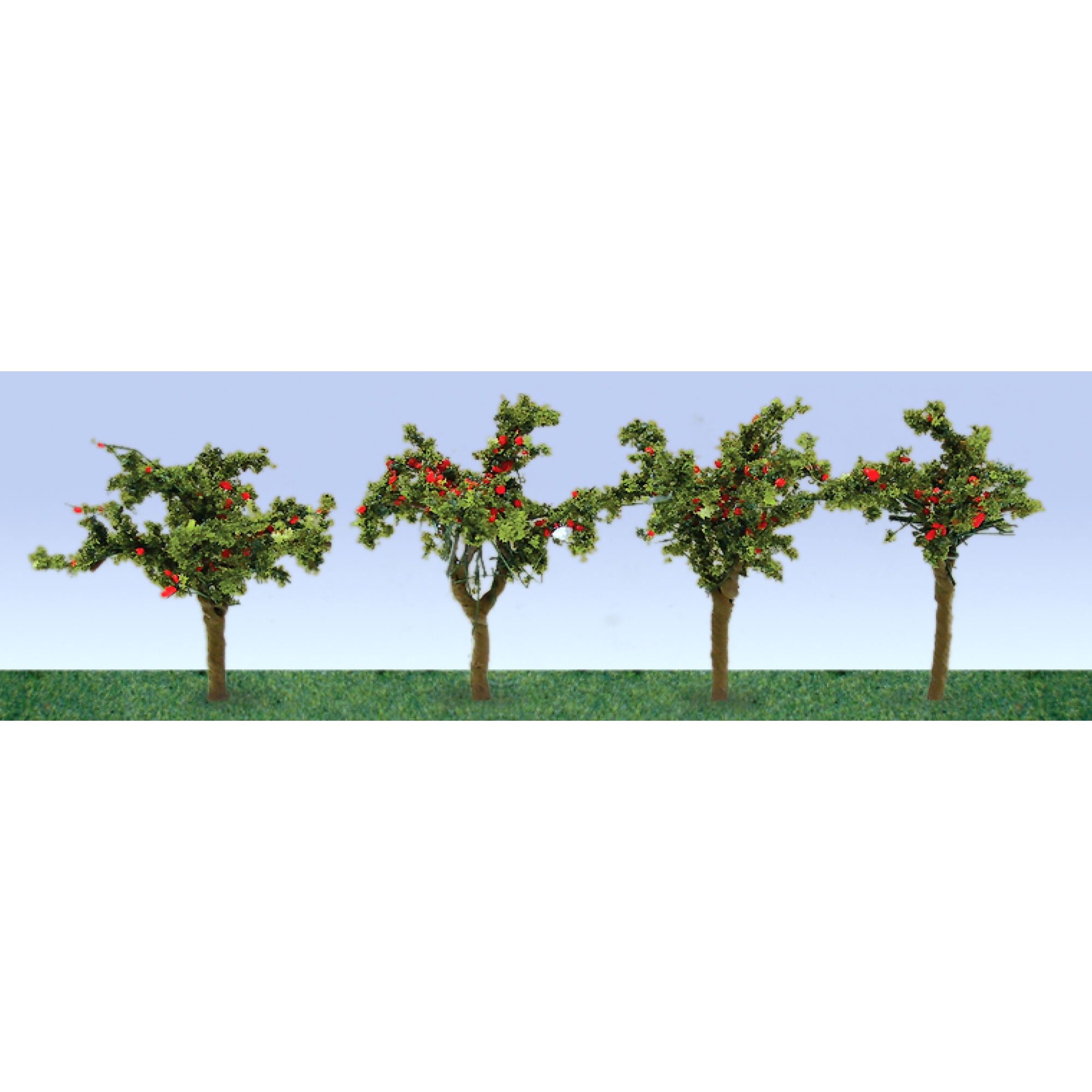 JTT95517 [file:JTT95517-1.jpg] Apple Field, 1-3/8in, HO-Scale, (12 pcs)