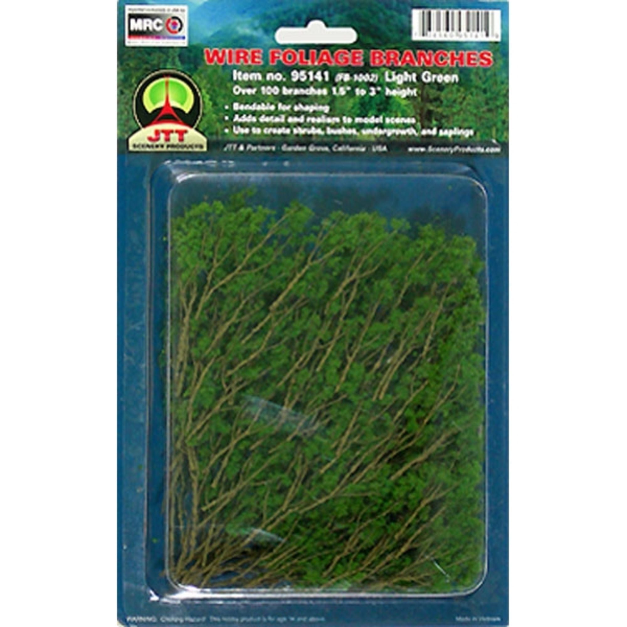 JTT95518-2 [file:JTT95518-2.jpg] Light Green Branches, 1.5in to 3in, (60 pcs)