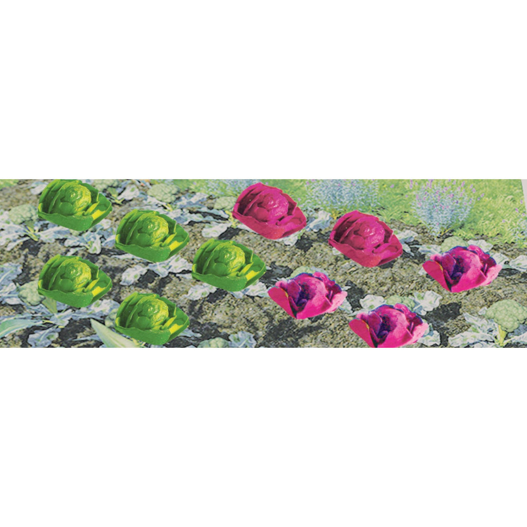 JTT95527 [file:JTT95527-1.jpg] Cabbage & Lettuce, 1/4in width, HO-Scale, (20 pcs)