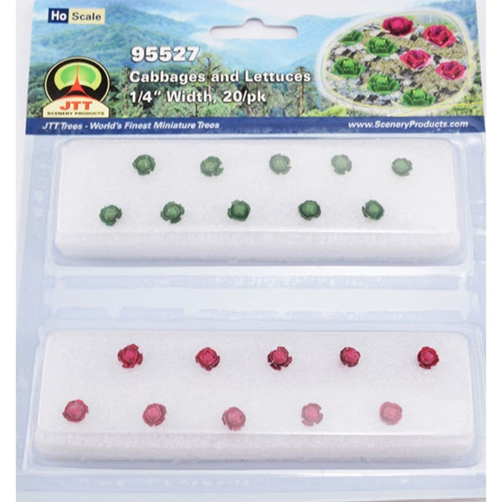 JTT95527-2 [file:JTT95527-2.jpg] O-HO Scale Cabbage & Lettuce