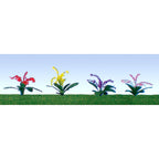 JTT95550 [file:JTT95550-1.jpg] Petunias Assorted, 3/8in, HO-Scale, (30 pcs)