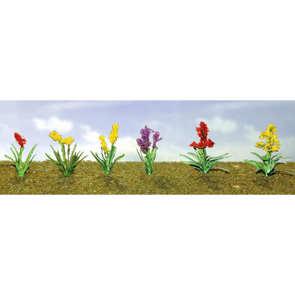 JTT95560 [file:JTT95560-1.jpg] Assorted Flower Plants 2, O-Scale, (10 pcs)