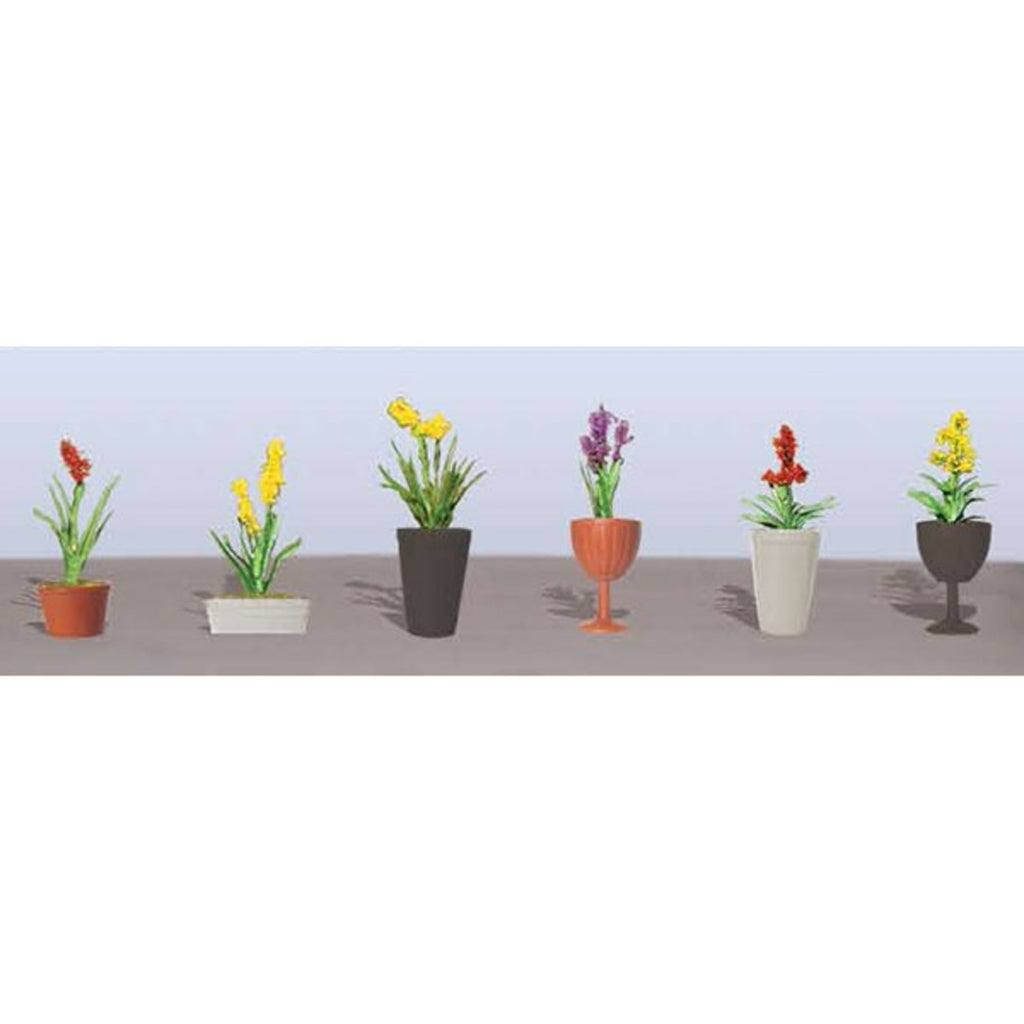 O-HO Scale Assorted Potted Flower Plants 2