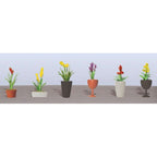 JTT95567-2 [file:JTT95567-2.jpg] O-HO Scale Assorted Potted Flower Plants 2